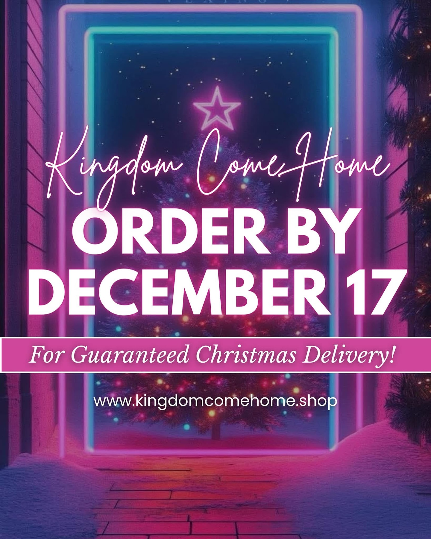 Morning Glory Global has been blessed to be the recipient of Kingdom Come Home’s first fruits for 2025.
For two more months, 10% of KCH profits go towards restoring dignity and hope to exploited and trafficked women.
There are SEVEN Saturdays until CHRIST-mas and CHRIST-mas Has Officially Launched at Kingdom Come Home! ✨🎄
You’ll now find hundreds of heartfelt offerings perfect for your friends, your family, and a little well-deserved self-care. 💫
From botanical skincare and fragrance to body care, candles, and countless non-toxic, natural treasures, there’s something beautiful waiting for everyone on your list.
As you browse through our Christmas collection, we pray you experience the joy, peace, and hope that this season brings.
May your heart be filled with the wonder of His love and the light of His presence!
We encourage you to shop early, as many of our deeply discounted items have limited qtys!
Find the joy here: 🔗 ✨
https://www.kingdomcomehome.shop/?ref=KELSEYDECKER
With love,
Kingdom Come Home ❤️
“For unto us a Child is born, unto us a Son is given; and the government shall be upon His shoulder; and His name shall be called Wonderful, Counselor, The Mighty God, The Everlasting Father, The Prince of Peace.”
Isaiah 9:6 📖
#morninggloryglobal #KingdomComeHome #Partnership #brandambassador #NaturalBeauty #firstfruits #kingdomcompany