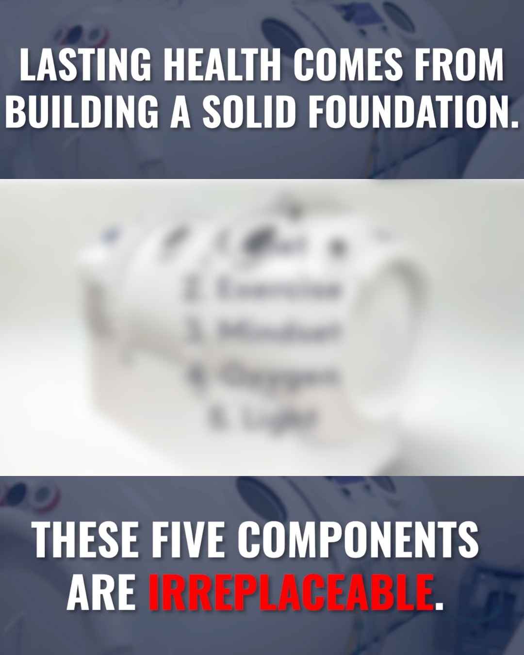 True wellness isn’t about quick fixes; it’s about building strong foundations. 🧠💪
Dr. Jason Sonners shares five essential components for long-term health that support your body from the inside out.
Ready to see what they are? Read our newest blog 👉 https://www.iowahbot.com/post/the-five-foundations-of-lasting-health-building-true-wellness-from-the-ground-up
@hbotusa #WellnessJourney #IntegrativeHealth #LongTermHealth #CapitalHealth #HyperbaricOxygenTherapy #HBOT #HealthyLiving #IowaHBOT #Oxygen