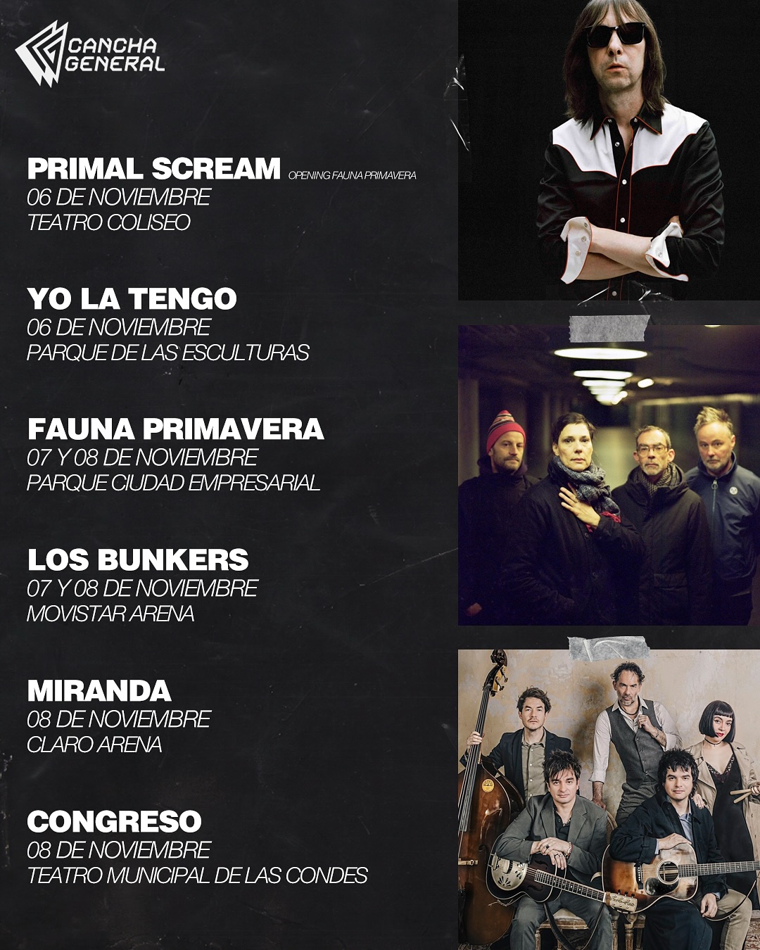 ¿Es noviembre el mes favorito para los que vamos a conciertos 🔥?
Llegó el mes más esperado del año y si, hay muchos shows que de seguro ya tienes agendado y en este post te dejamos un recordatorio con los más destacados. 
La sobredosis musical que viviremos, iniciará con el rock de Linkin Park para terminar a fin de mes con las baladas románticas de Cristian Castro. Solo diremos a prepararse para correr 🏃🏻♂️💨
¿A cuáles asistirás 👀?
🎨: @___sofiaguaico