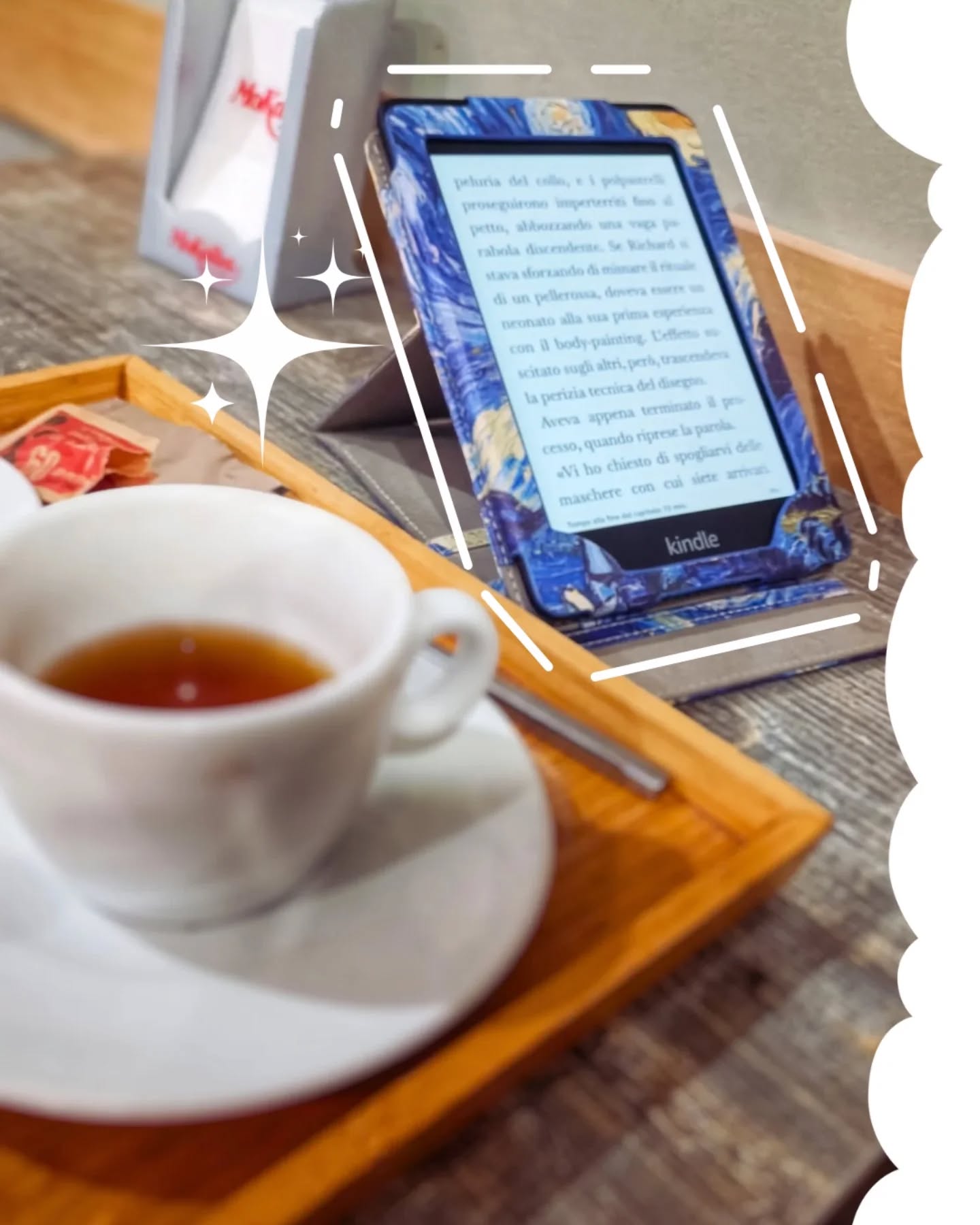 ☕Quando mi capita quella rara occasione di leggere in un bar la colgo al volo. È bellissimo poter spendere del tempo coccolati da un buon tè, un dolcino e un libro appassionante.
✨Momenti preziosi, in una giornata frenetica alimentano le energie che, spesso, dopo il lavoro vengono a mancare.
🫖Un piccolo premio che 'sta sera ho deciso di donarmi per ricaricarmi.
⏸️Voi cosa fate di bello per rilassarvi dopo il lavoro, gufetti?🦉
#lettura #librifantasy #letturatime #readingbooks #relaxtime #momentifelici