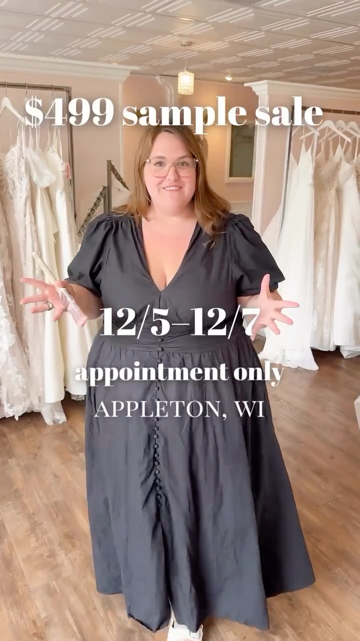 It’s BACK! Our July $499 sample sale was SO GOOD, we had to bring it back THIS DECEMBER!
From December 5th-7th, all dresses in the sale will be either $499 or $799. That is 65%-85% off normal designer pricing!! 🤯
This event is by appointment only and has ALREADY began to fill up fast! We will have a waitlist, so make sure you add your name early to get your spot!!
#weddingdress #weddingdressshopping #ivoryrosebridalboutique #wisconsinbride #2026bride #wibride #2027bride #ivoryrosebride #bridalboutique #samplesale #budgetbride #budgetwedding