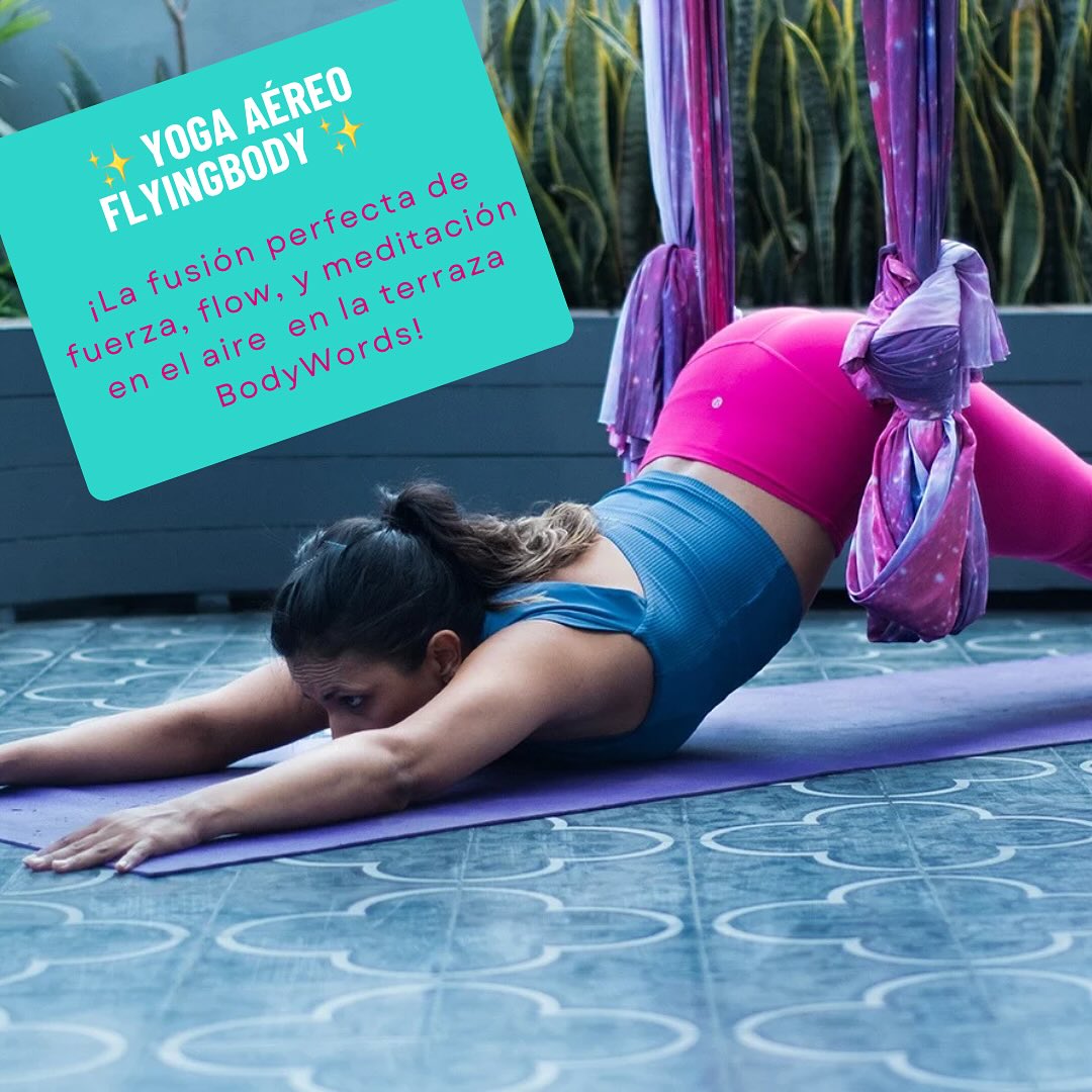Aparta tu lugar ya sea para Martes o Miércoles a las 8 PM o algunos Sábados a las 10:30 AM porque el cupo es limitado! 🎟️ Esta temporada tendremos clases enfocadas a la acrobacia 🤸🏻♀️ y clases enfocadas a la relajación 💆🏻♀️ con nuevas posturas y nuevas formas de darle un descansito a la mente! 🧠 Por acá los espero! Photo: @amnerisgranados 🧘🏻♀️✨#aeroyoga #aerialyoga #aerialyogalove #hammockyoga #flyingbody #bodywords #wellnessthroughmovement