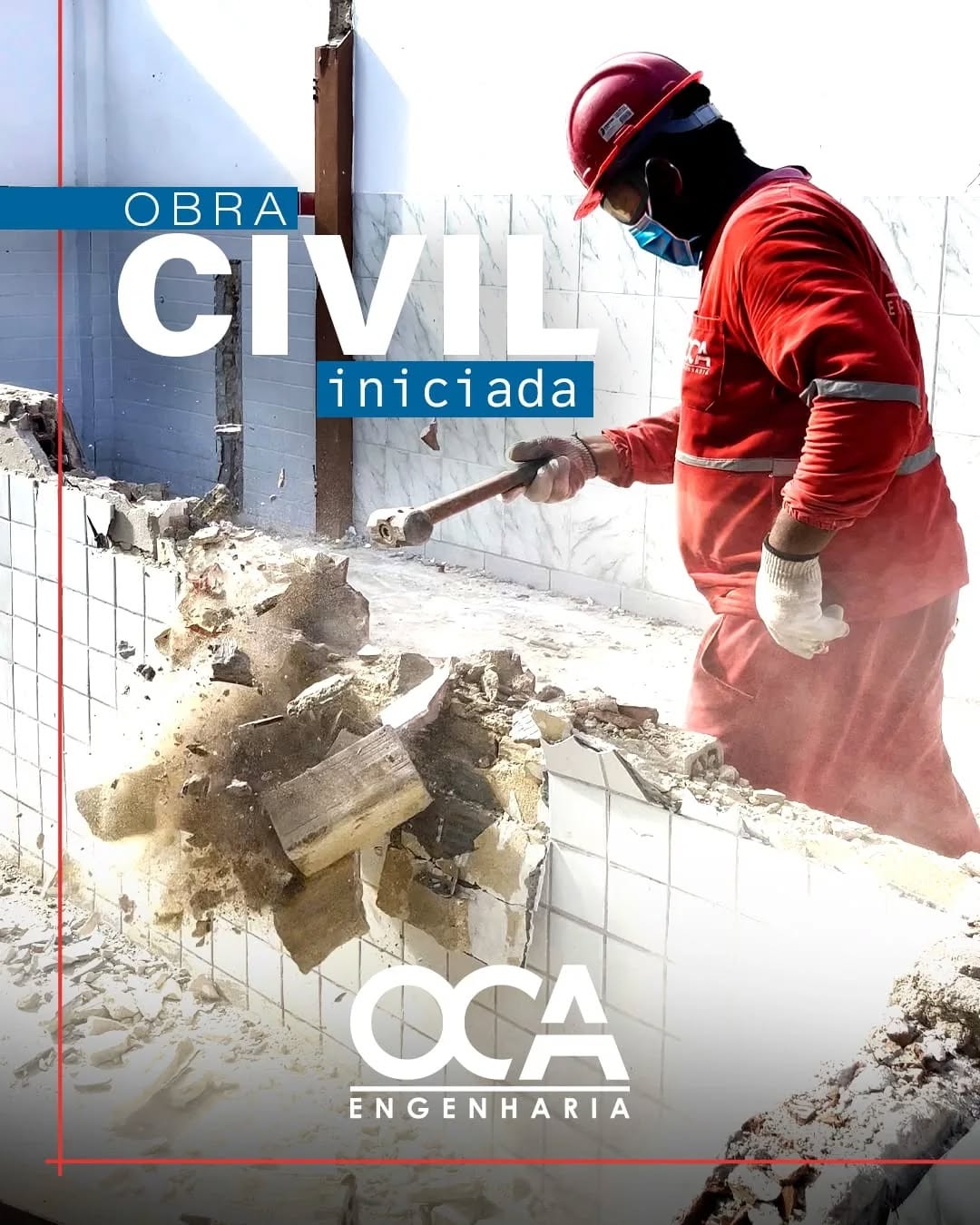 Mais uma obra iniciada pela OCA 👷♂️
Estamos iniciando mais uma obra junto ao Colégio Equipe onde iremos construir uma nova área de vivência no espaço 🏗