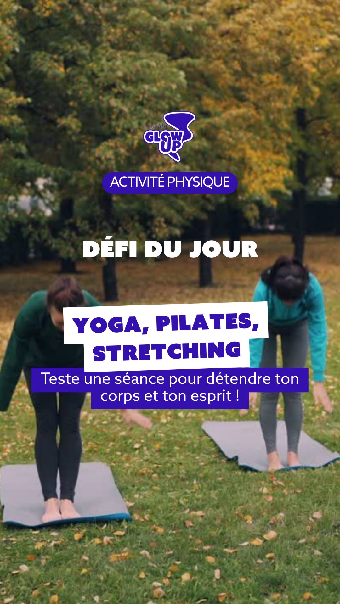 🧘 Tester une séance de yoga, de pilates ou de stretching, c’est bien plus qu’un simple moment détente
C’est t’accorder une vraie pause dans ta journée, relâcher la pression et apprendre des techniques de relaxation que tu pourras garder pour toute ta vie !
✨ Ces séances sont courtes, simples et accessibles à tous, pas besoin d’équipement, juste toi et dix petites minutes pour souffler
Et si tu es en train d’arrêter de fumer, c’est encore plus précieux. Ces moments t’aident à gérer les envies qui passent, à calmer ton corps et ton esprit, et à retrouver ton équilibre sans cigarette ☺️
Retrouve les vidéos dans le canal Mon(th) Glow Up 😉