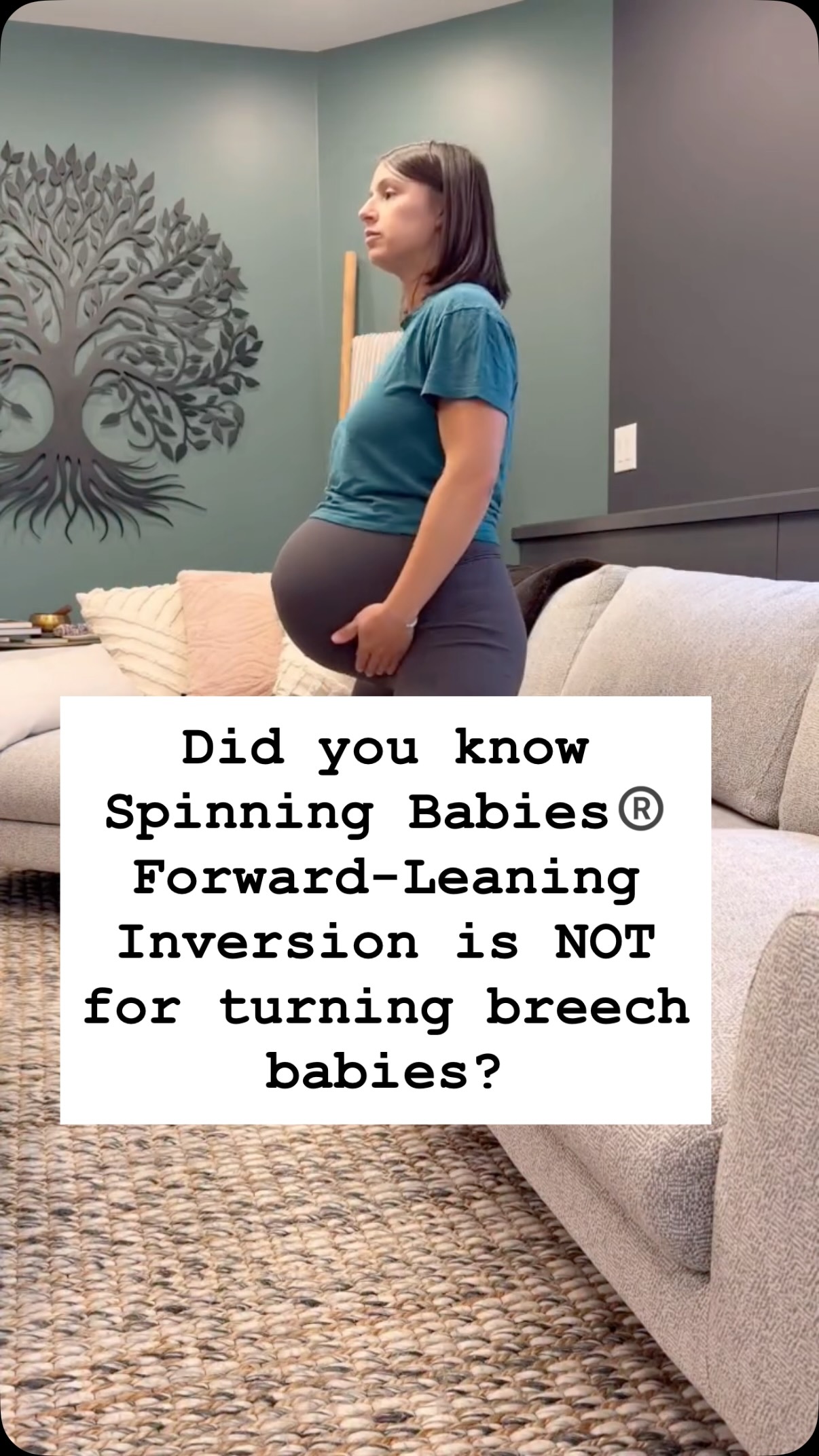 📣Let me set the record straight Forward-Leaning Inversion is not for turning breech babies 😮
Can it help turn a breech baby? Yes but there are so many other benefits for head down babies too
Going upside down helps to give relief to your over worked uterine ligaments to lengthen and untwist from daily movement patterns.
Doing FLI daily helps to reduce:
✔️ back pain
✔️ hip pain
✔️ tailbone pain
During my third pregnancy this was my evening go-to when my belly felt heavy and over-tired.
Want more movement tips and classes? Check out my online Bump to Birth Prenatal Yoga classes
Comment ‘COMFORT’ for more details
Or check out the 🔗 in my Bio!
⚠️ If you’re new to FLI have someone spot you until you feel comfortable doing it on your own. You may feel dizzy or pressure in your head the first few times with daily practice that will go away.
⚠️ skip if you have high blood pressure
#41weekspregnant #thirdtrimester #pregnancymovement #birthprep #laborprep #prenatalworkout #prenatalmovement #pregnancyexercises #pregnancywellness #pregnancytips #birthpositions #optimalbirthposition #spinningbabies #forwardleaninginversion #prenatalyoga #pregnancyyoga #birthready #pregnancylife #pregnancyjourney