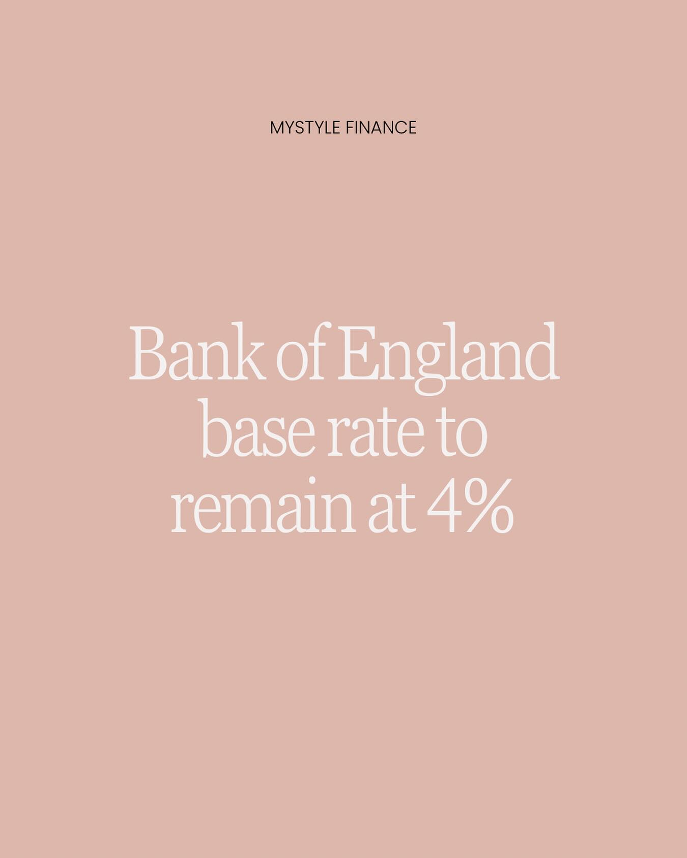 It was announced today that the Bank of England base rate will remain at 4% for now. However, economists have predicted that they’ll vote for a cut to 3.75% at their next meeting on 18th December 🤞