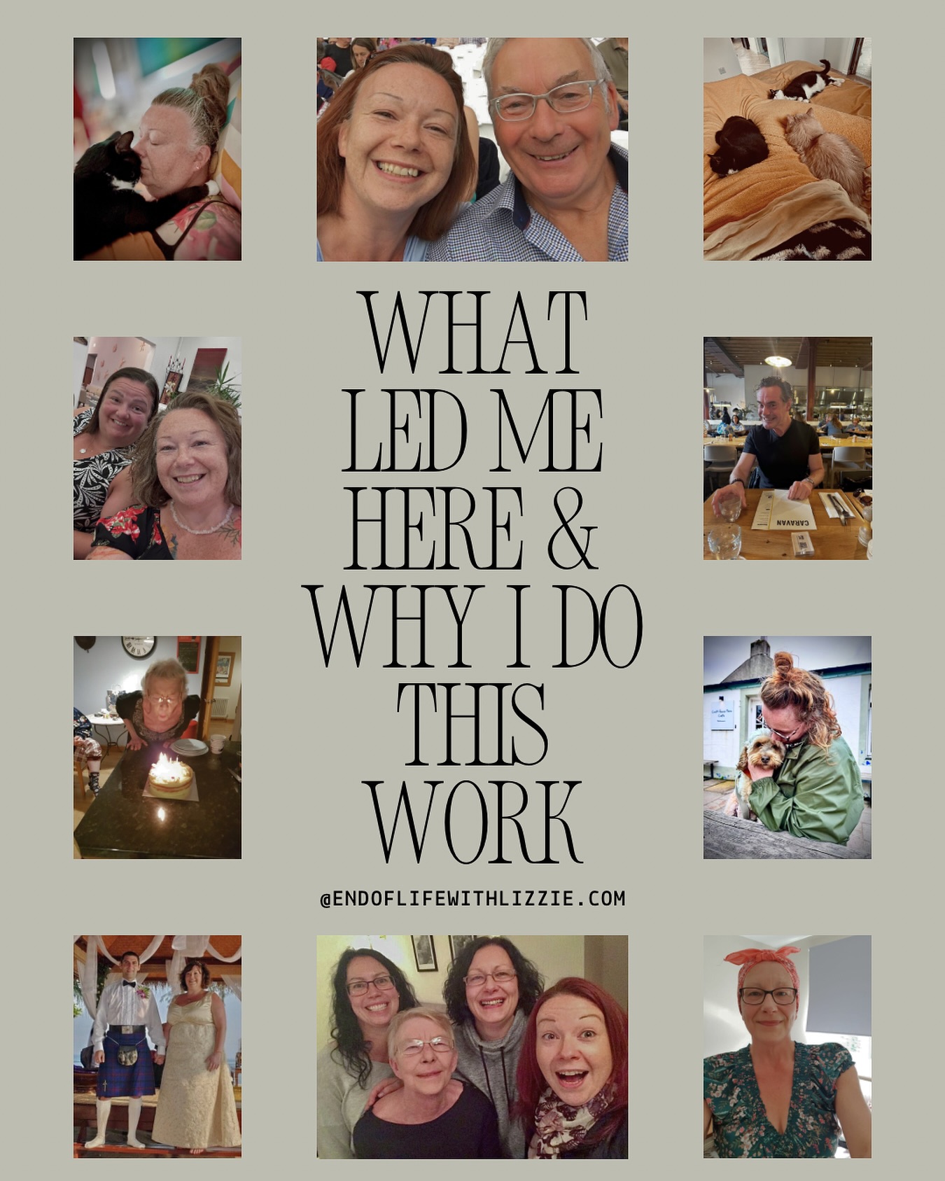 What led me to, and why I do this work…
It wasn’t one single moment.
It was years of watching people I love navigate illness, loss, and the quiet courage that comes with both.
I learned that death isn’t the opposite of life, it’s part of it.
That love shows up in the small things: a gentle hand on a frail shoulder, laughter when words are lost, the strength to stay soft when everything feels hard.
My work, whether it’s holding space for someone dying, supporting a family through change, or helping communities care better, comes from that place.
It’s about dignity. Connection. Meaning.
I don’t do this work because it’s easy.
I do it because it matters.
My path to here hasn’t been straightforward. I grew up in York, North Yorkshire, and my early life held both beauty and pain. I experienced abuse and neglect, which left deep marks on my body and spirit. I faced addiction and have also since found recovery; I’ve been sober since 2013. Therapy, medications, honesty, and self-compassion helped me transform my wounds into wisdom, and my pain into purpose.
Through these experiences, personal, professional, and spiritual, I’ve learned to meet life as it is: tender, unpredictable, precious.
I feel drawn to help others to do the same.
#endoflifedoula #compassionatecommunities #deathpositivemovement #griefsupport #carersjourney #meaningandlegacy #livingwell #dyingwell #heartledwork #carewithdignity #holdingspace #purposework