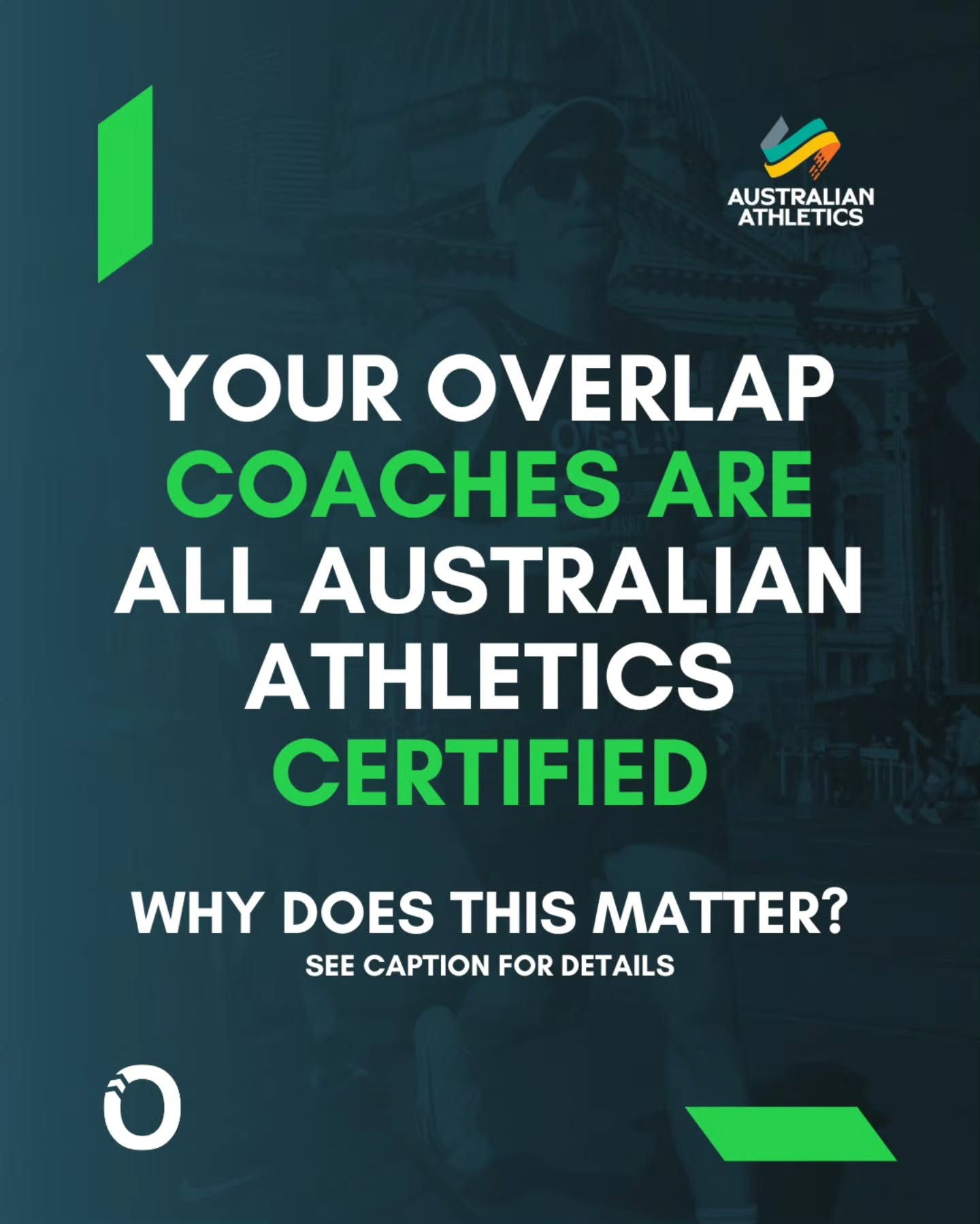 At OVERLAP, we don’t just love running — we study it, live it, and coach it with purpose.
✅ Every single OVERLAP coach is Australian Athletics Certified. It's a part of our minimum requirements to be a coach with OVERLAP.
That means you're supported by coaches who are trained, qualified, and recognised at a national level for safe, effective, and evidence-based coaching.
Meet your coaching team & their qualifications:
🏃♂️ Coach Ben — Level 1 Recreational Running Coach
🏃♀️ Coach Paige & Coach Amy — Level 2 Recreational Running Coaches
🏔️ Coach Zac — Level 3 Performance Development Coach with Trail & Ultra Specialisation, and the only Tasmanian-based coach endorsed by the Australian Ultra & Trail Running Association (AUTRA).
@benlaskey
@paige____hurd
@acourto
@zaccy_harris
Why does this matter?
🧠 Real running education & expertise
🛡️ Safety, technique & long-term athlete development
📚 Backed by current coaching standards & science
🏅 No guesswork — structured, evidence-based programs designed for growth
When you work with OVERLAP, you’re not just getting a running plan…
You're joining a team committed to your goals, your health, and your love for running 💚
Whether you're chasing your first 5K, a new marathon PB, or tackling at Ultra — we’ve got you.
Let’s keep showing up, improving, and enjoying every step of the journey 🏃♀️✨
Drop a 🏅 below if you value coaching backed by real qualifications and care 👇
@australianathletics
@australian_ultra
#TeamOVERLAP