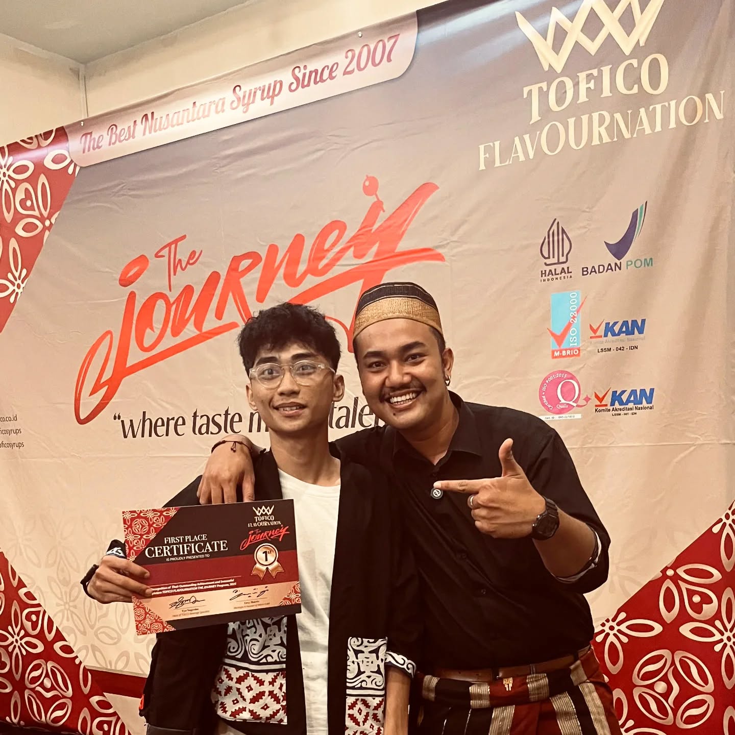Selamat @realadtt juara satu The Journey Competition 2025 oleh @toficosyrups ☕️
Antoher step forward of a journey! Proud Team 👏