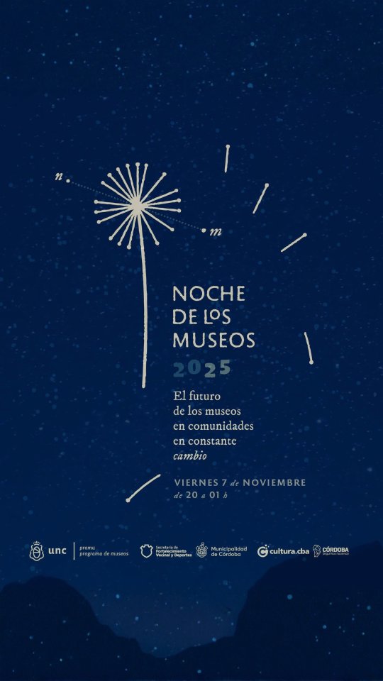 ## 🎧 ¡Nuestra Academia Dice Presente en La Noche de los Museos 2025! 🏛️
¡Tenemos el **enorme placer** de participar como academia este año en "La Noche de los Museos" de Córdoba! 🎉
Estaremos armando **2 cabinas de DJ** en el **Museo de la Industria** @museodelaindustria (Libertad 1130) con una propuesta musical imperdible. Tendremos a nuestros **alumnas y alumnos DJs destacados** musicalizando la noche:
**🔥 LINE UP DE TALENTO 🔥**
* **Yami Diaz**
* **Lu Durr**
* **Rocio Contreras**
* **Joaco Amores**
* **Cande Derrico**
* **Agos Cejas**
* **John Mackinson**
* **Cacho Perez**
* **Valen Necchi**
* **Ivo Bocco**
* **Valen Ustares**
* Profesor**Diego Towers**
Y, por supuesto, un set especial con vinilos a cargo de nuestro director **The Sirius**. 🎶
El evento se enmarca bajo la temática: **“El futuro de los museos en comunidades en constante cambio”**.
🗓️ **¿Cuándo?** Viernes 7 de noviembre
⏰ **¿Hora?** De 18h a 01h
📍 **¿Dónde?** Museo de la Industria (Libertad 1130, Córdoba)
💸 **¡Evento Gratuito!**
Además, habrá un circuito especial de **transporte público gratuito** para que no te pierdas nada.
¡Preparate para una noche de **arte, historia, ciencia y espectáculos** con el mejor *beat* de fondo! 🔊
---
### Organizan:
Este evento es una iniciativa de la @unc_cordoba, @cultura.cba y @fortvecinalydeportes a través de @cultura.municba.
¡Te esperamos para vivir una noche inolvidable! ✨
---
#NocheDeLosMuseosCba #MuseosCba #MuseosCordoba #DJAcademy #CórdobaCultural #MuseoDeLaIndustria #MusicaEnVivo #DJs #LineUp #Vinilos #CulturaCBA #unc #EventosCordoba