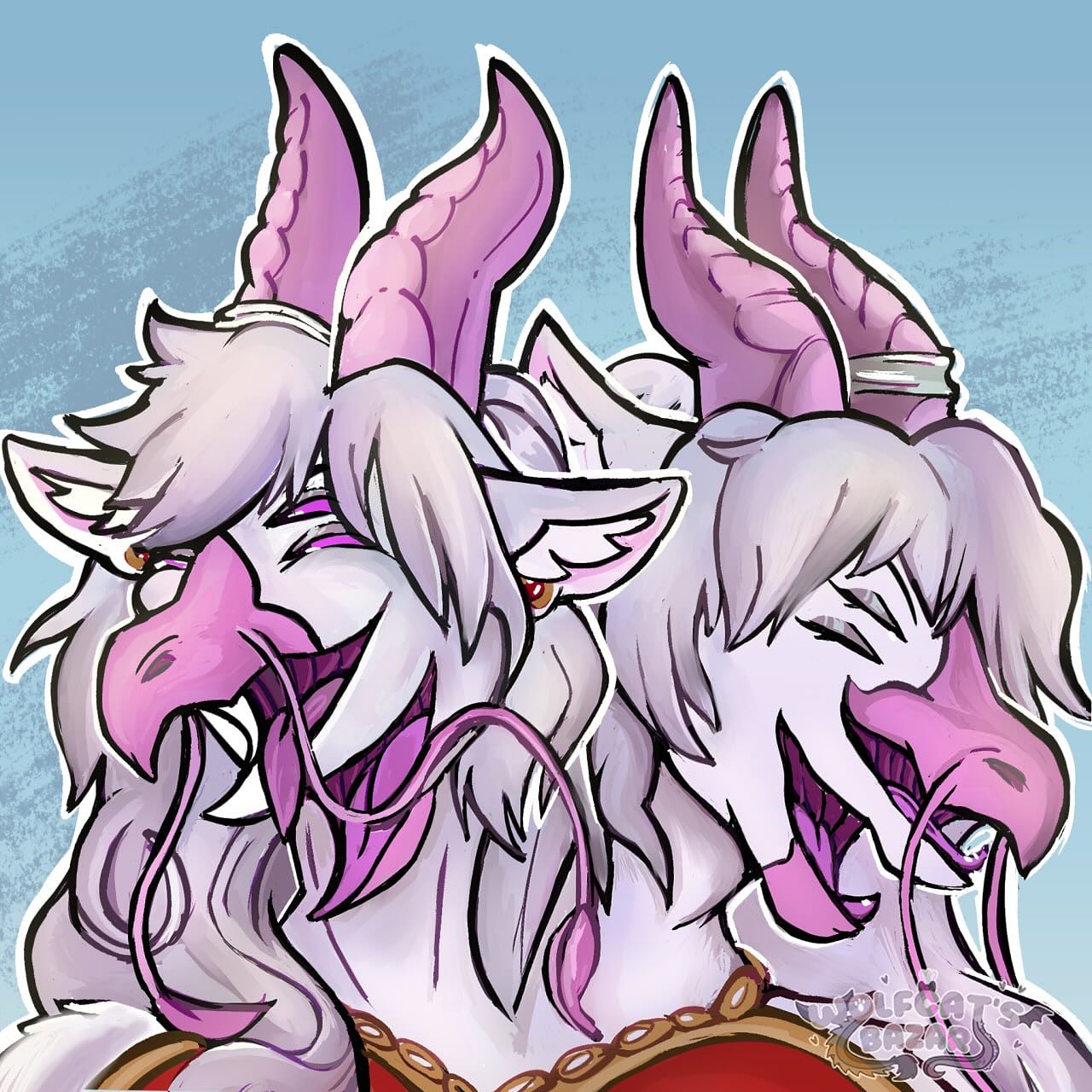 Double trouble #furry #commission
