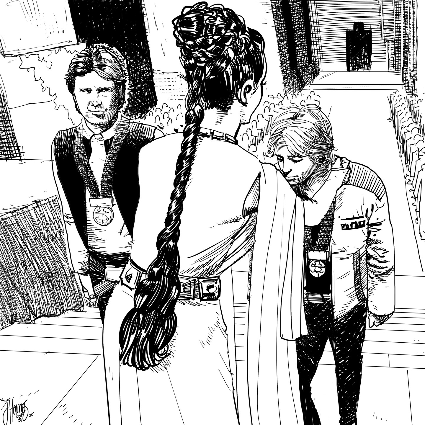 INKTOBER DAY 31: AWARD.
Cue the John Williams music.
And that concludes I hope a solid Inktober for everyone. Hope y'all enjoyed them.
@inktober #inktober #inktober2025 #award #starwars #anewhope #hansolo #lukeskywalker #movieart #scifiart #drawing #illustration #artistsoninstagram #johnholmes #johnrholmes