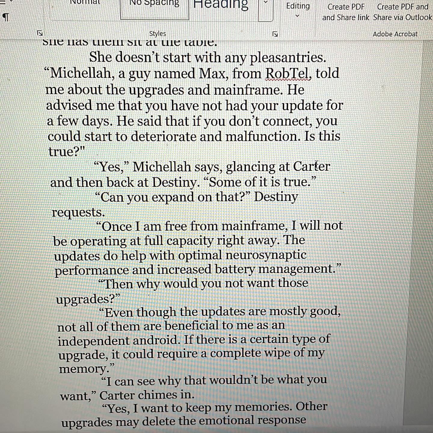 Writing my sci fi romance. Yes it’s blurry on purpose.
I’ll be requesting ARC readers soon. But not too soon. 😉
Here’s to a good day of writing. Stay encouraged my fellow writers!! 🥸😎😇
#writers
#bellespalseypoetryguy
#ihavebellespalsy
#author
#poets
#writersofinstagram
#ilovewriting
#authorsofig