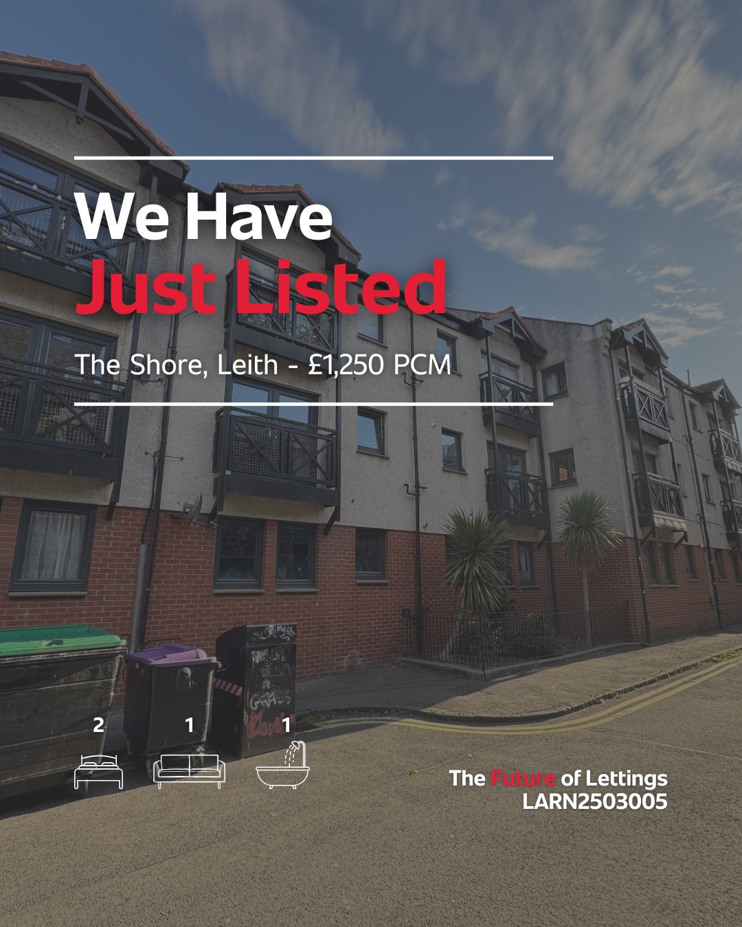 ✨ Now Letting – Leith Shore Living ✨
Beautifully refurbished 2-bed first-floor flat at New Bells Court, EH6.
New kitchen + bathroom, bright interiors, double glazing & washer/dryer.
Moments from the waterfront, cafés & tram stop 🚋
Available now – £1,250 pcm.
📞 DM me on WhatsApp - 07304 058040 for a video tour or enquire via the website
#LeithShore #EdinburghFlats #ToLetEdinburgh #PropertyExperts #LettingExperts
🏠 Landlord Reg 703732/230/03041