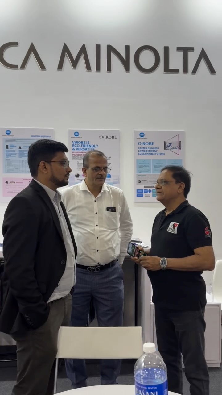 From ideas to inks to impact - Apsom Technologies and Konica Minolta invite you to experience the future of digital textile printing at ITMA ASIA 2025.
Connect with our experts and see technology that transforms every print.
📍Hall 06, Stand D302
🇸🇬 Singapore Expo Centre
🗓️ 28–31 October 2025
#ITMA2025 #ApsomTechnologies #KonicaMinolta #DigitalTextilePrinting #TextileInnovation #PrintExcellence #FutureofPribting #DigitalPrinting #TextileMachinery