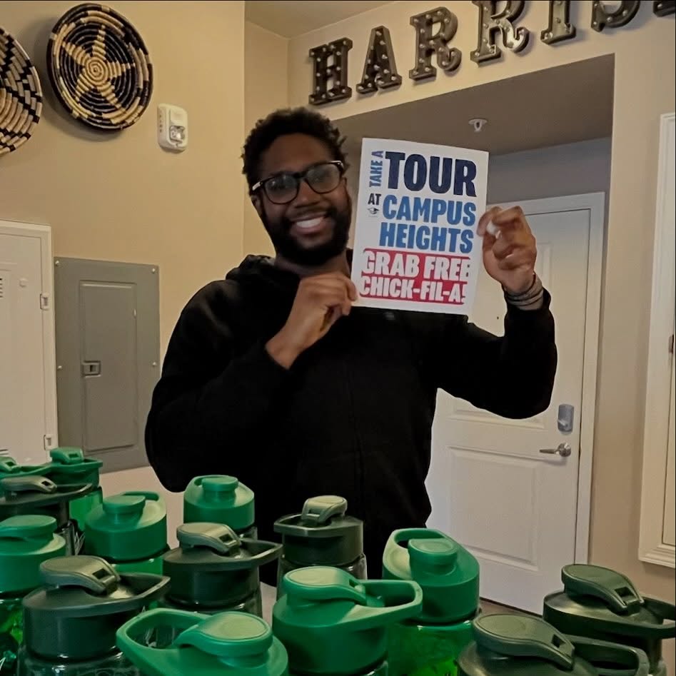 Looking for a place to live for 2026-27? 👀 Now’s the time to lock it in! 🏡
We’ll be on campus tomorrow + Thursday from 11AM–1:30PM outside the Susquehanna Building with info about Campus Heights — the best off-campus spot right on the Housing Loop!
Stop by our table and if you tour after… lunch is on us! Free Chick-fil-A!
Free food, great apartments, and a short walk to class — what more could you want? 😎
#PennStateHarrisburg #CollegeTownCommunities #OffCampusLiving #FreeChickfila #WeAre