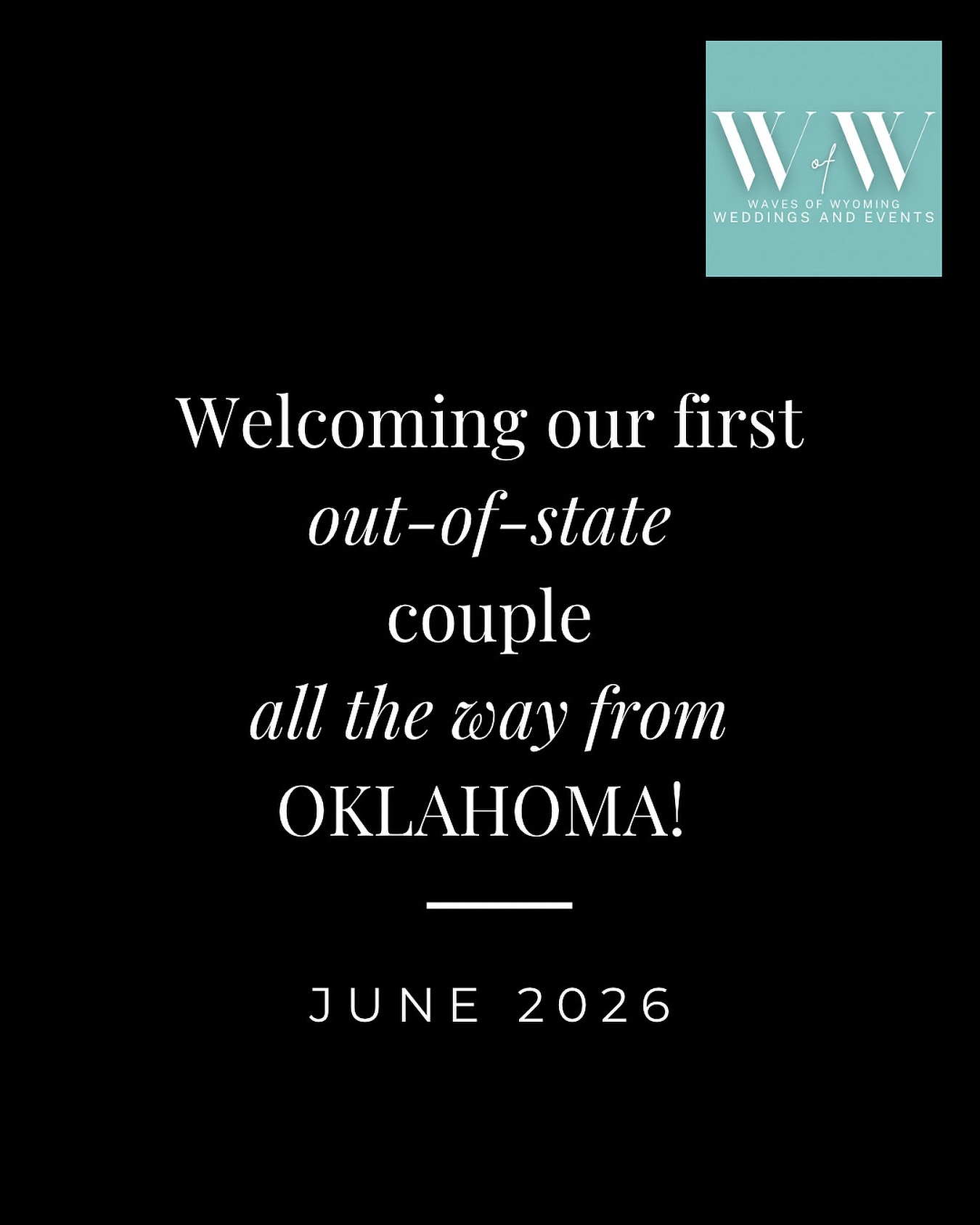 From Oklahoma to Wyoming—thrilled to welcome our first out-of-state destination weekend wedding!
Why did they choose Waves of Wyoming?
🩵 Outdoors
🩵 Mountain Vibes
🩵 Intimate 3 Day Celebration
Package Chosen: The Micro
Ready to book your destination ‘I Do’? Inquire today at www.wavesofwyomingweddingsandevents.com
#oklahomabride #destinationweddings #microwedding #weddinggetaway #airbnbwedding #glendostatepark #glendoreservoir #mountainlove #destinationweddings #wyoming #destinationwedding #bridetobe #newvenuealert #nocobrides #2026brides #2027brides #weddingvenuesearch