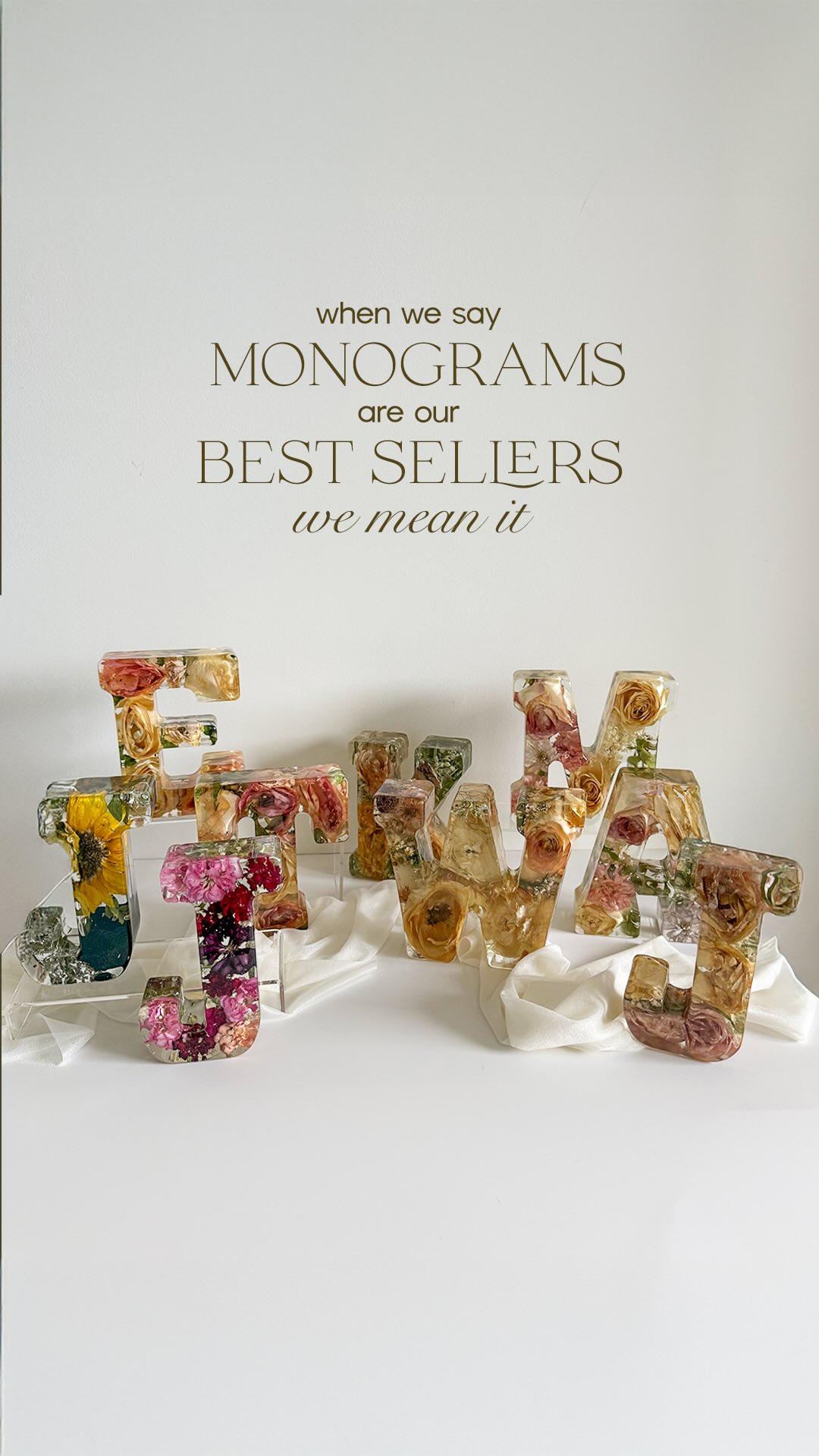 We really mean it! Almost every order includes a monogram, and honestly, we get why. They’re personal, timeless, and so full of meaning. We love bringing them to life every single time 🥰
#resinalphabet #resinmonogram #resinflowerpreservation #weddingkeepsake #weddingflowerpreservation #weddingbouquetpreservation #weddingideas