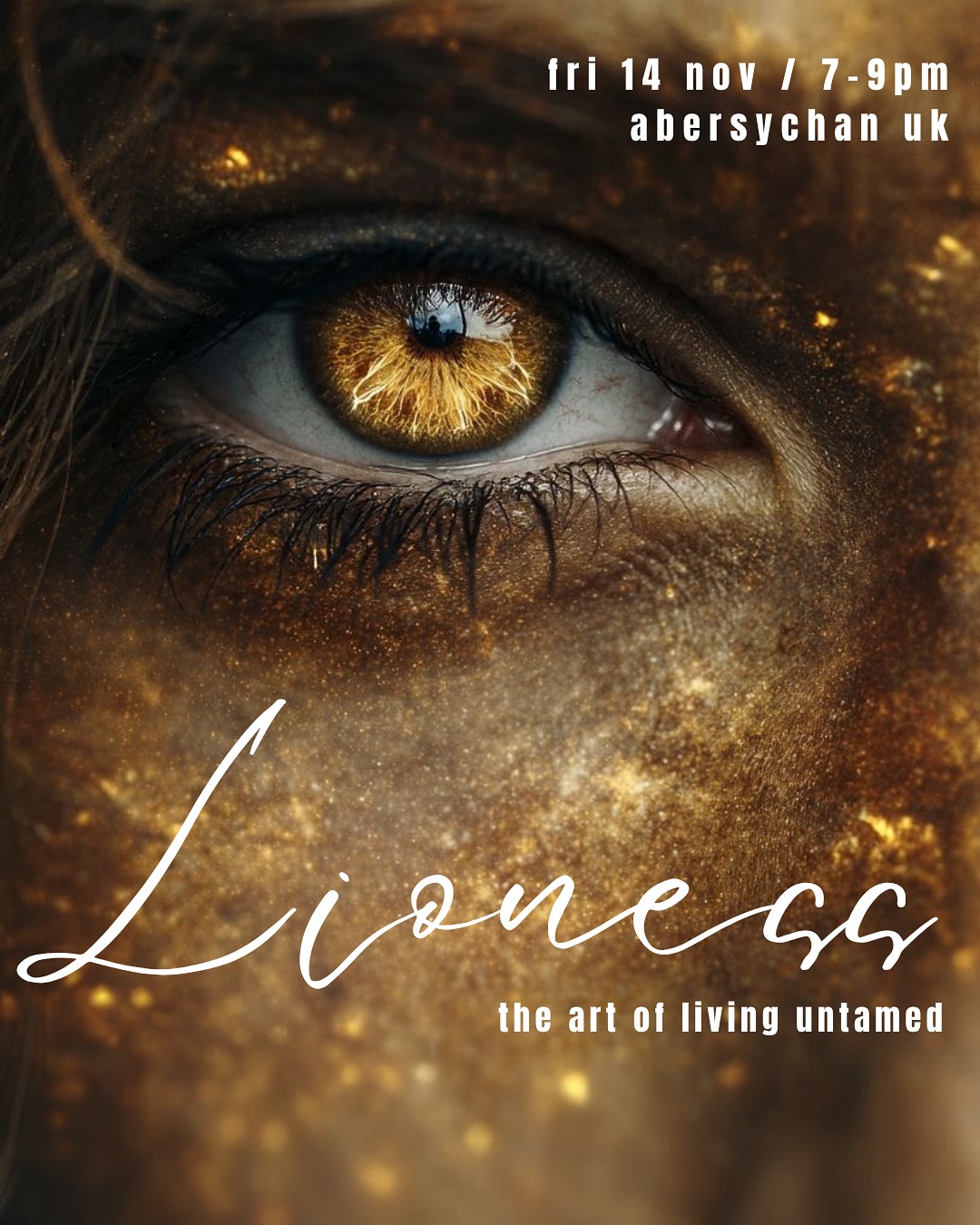 Introducing ::
L I O N E S S
…a 2 hour somatic workshops to spark the wildfires within you to live untamed 🫦
Except what if ‘untamed’ wasn’t unruly & wild but a refinement of all your qualities?
A d e e p e r sense of excitement that you could uncover within the body?
This is for the wild natured & those who crave to live untamed 🔥
📍Abersychan UK
📅 Friday 14 November
⏳7:00-9:00pm
🪽 £30pp
🔗https://www.body-altar.com/book-online
#soma #somatics #somaticexperiencing #meditation #innerchildwork #womeninspiringwomen #empower