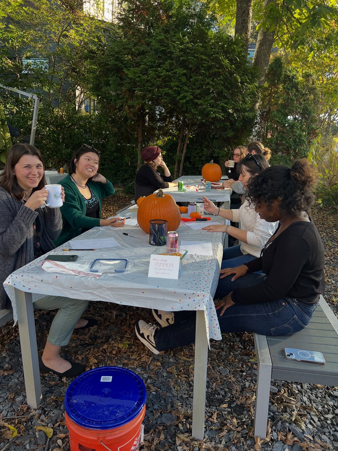 KUA has been swamped with deadlines, so we postponed our Halloween celebrations a week- better late than never! Checkout the awesome pumpkins we carved, including an incredibly lifelike replica of Eric which won “Spookiest Pumpkin”, and a little mini ADU pumpkin.