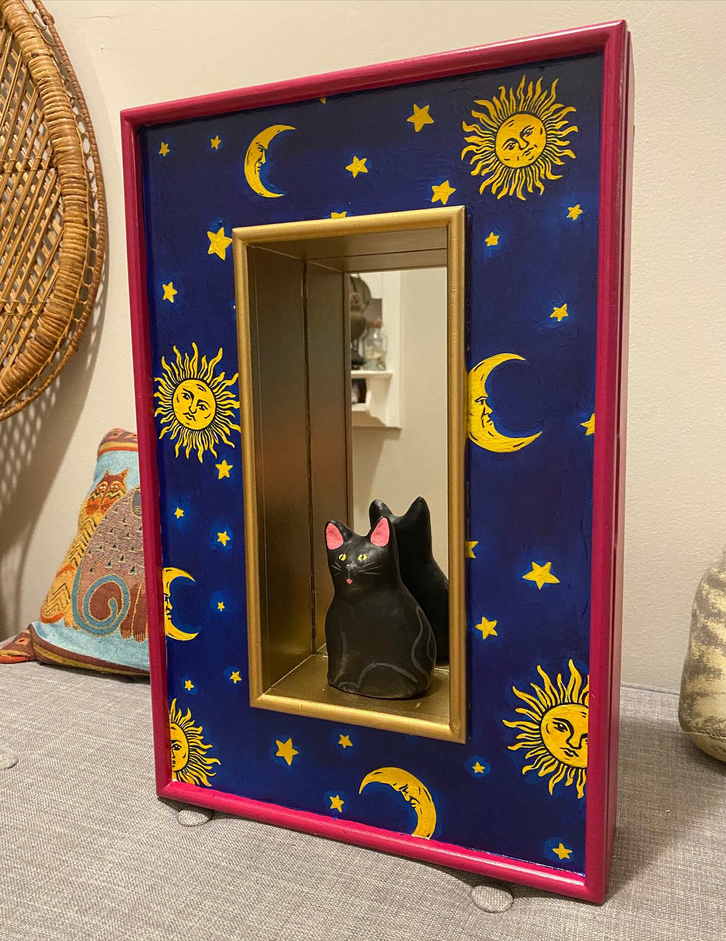 Hey everyone! Since the show is coming down this Saturday, I’ve marked my two pieces down. My “Whimsigoth Witch Altar” is $175 and the “Witch House” is $200. DM me if you’re interested!
#spooktacular #art #artshow #halloween #spooky #augustaga