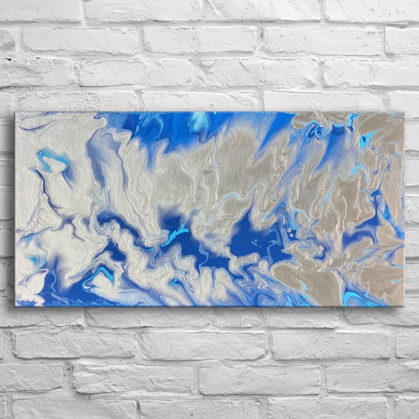 Cumulus
*Available for immediate sale!*
Size: 20" x 10" - blues with tons of silver shine! Reminds me of looking up and finding shapes in the clouds 😍
Please check out my website or my Etsy store https://www.etsy.com/shop/kellyannedesigns or www.KellyAnneDesigns.com to view some more examples of my work.
I am accepting commissions if you are looking for a painting in your custom colours and size, message me or check out my website for more inspiration!🎨❤️
#KellyAnneDesigns #yxeart #yxelocal #yxepainting #saskatoon #saskart #saskartist #artforsale #paintingsforsale #canadianartists #canadianart #shoplocalcanada #homedecor #originalartforsale #originalpaintings #acrylicpaintings #canvaspaintings #wallartwork #igartist #artforyourwalls #artforyourhome #etsy #etsyart #etsyartists #etsypaintings #cumulus #cumulusclouds