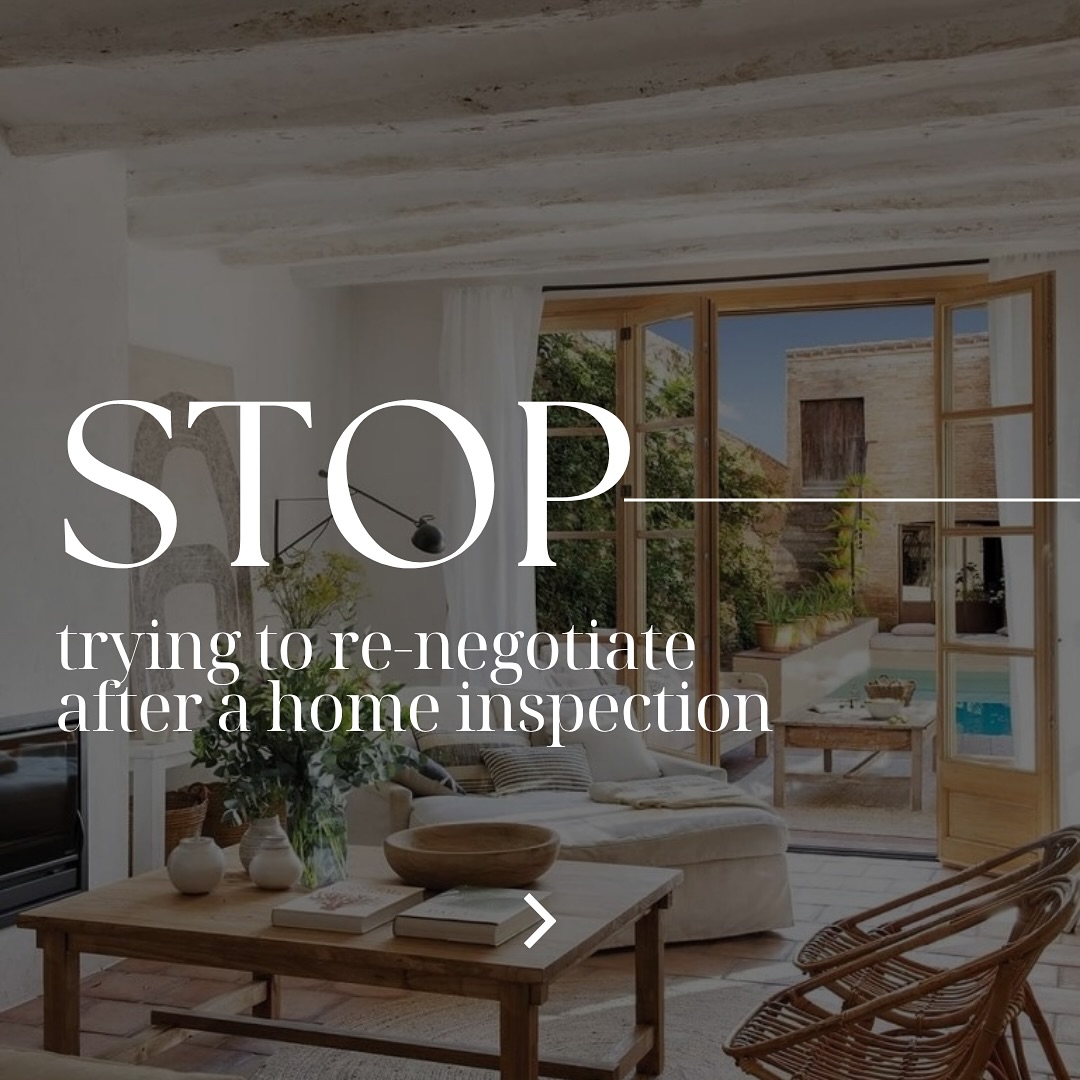 Too many buyers treat the inspection like a coupon — but that’s not what it’s for.
A good inspection gives you peace of mind and a plan, not a price drop.
Unless there’s a major defect that wasn’t visible before, use it to prepare, not pressure.
💬 Do you think buyers should be allowed to renegotiate after inspection?
#calgaryrealestate