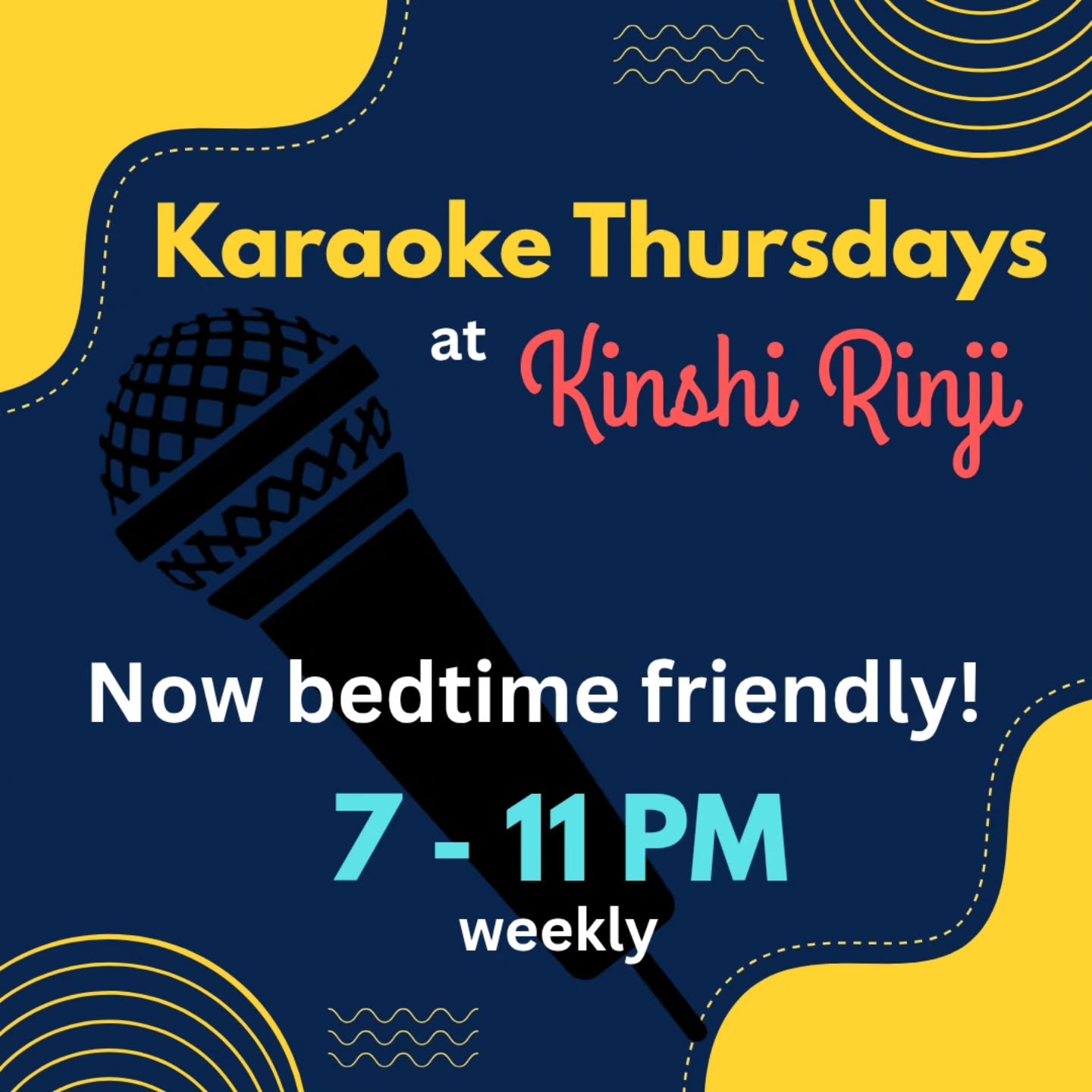 🎤 Karaoke Thursdays now start earlier! You get to sing your heart out and go to bed at a reasonable hour?! 🤯 #yegkaraoke #karaoke #kinshirinji #yegnights