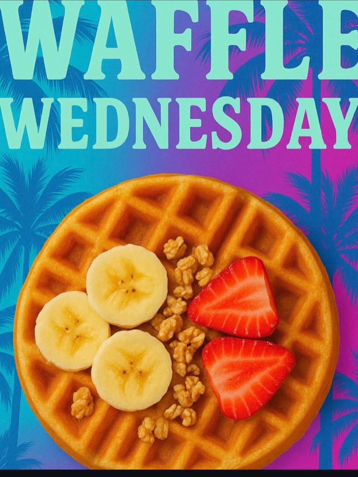 $5 Waffles 🧇 on Wednesdays!!!!!🙀😲❤️😋 Any flavor you like!!!!! Try them all❤️❤️❤️❤️ #greenvillenc #pittcountync #waffles #freshfruits #fypage #wednesday #wednesdays #🧇 #jet2holidays