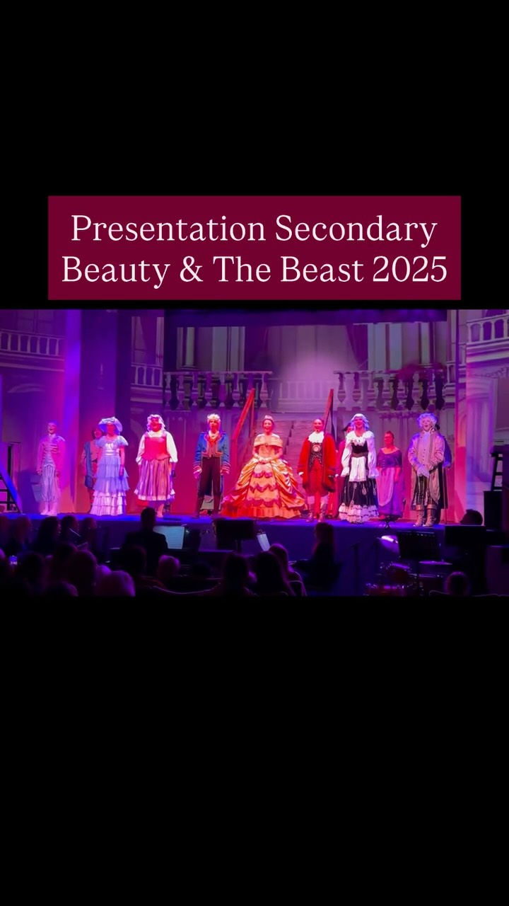 Huge congratulations to all the St Angela’s Academy students involved in the Presentation Secondary’s “Beauty & The Beast”. A job well done to music teachers Patrick Conlon, Brid Wallace, Edel Harding and Director Trish McElgunn. 🎉