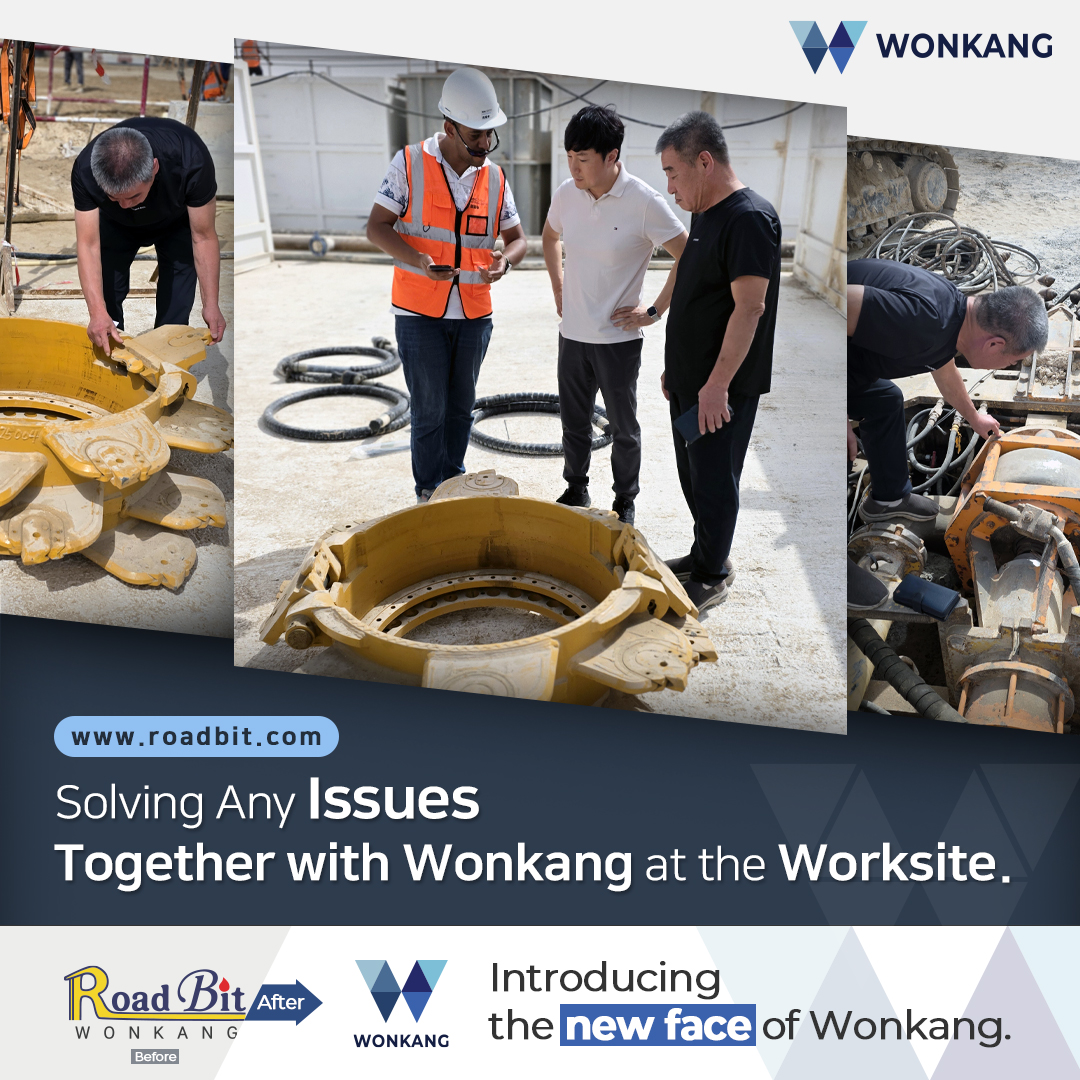 Solving Any Issues Together with Wonkang at the Worksite.
www.roadbit.com
#Diaphragmwall #Slurrywall #trenchcutter #BC30 #BC32 #BC35 #BC40 #cutterteeth #gearbox #mudpump #korea #wonkang #roadbit #cuttingwheel #BCF10 #BCF9 #spareparts #Mechanicalseals #Damper #Gearing #Complete #Assembly #roadheader #pick #tunneling #1500mm #bearing