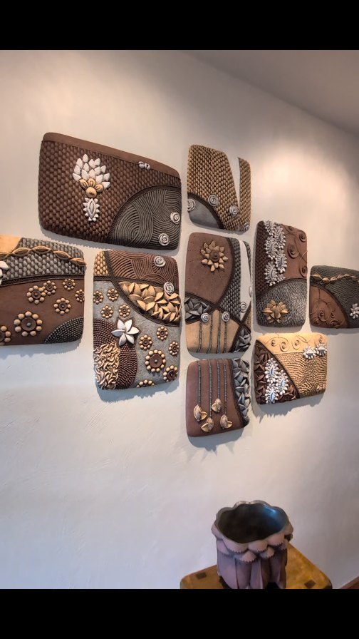 Basquing in the joy of completing a big commission and relishing the time we get to hang out together before the final install in its new home in Florida.
#ceramics #tile #basrelief #sculpture #artwall #artcollector #chrisgryder