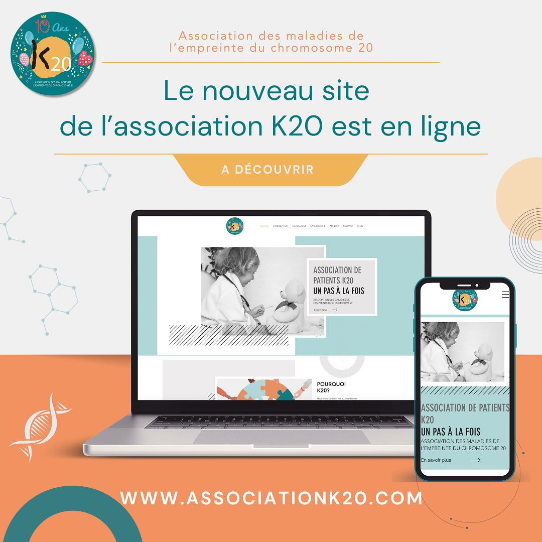 🎉 Après la pause de la Toussaint, nous reprenons cette rentrée avec une étape importante : pour ses 10 ans, l’association K20 présente son nouveau site.
🌐 Ce nouvel espace permet de comprendre les maladies de l’empreinte du chromosome 20, de suivre nos actions et de découvrir comment soutenir la recherche et les familles concernées.
Merci à toutes celles et ceux qui nous accompagnent depuis 10 ans. Votre soutien fait avancer la connaissance et la solidarité autour de ces maladies rares. 💙
#AssociationK20 #maladiesrares #sensibilisation #solidarite #recherche #nouveausite #ensemble