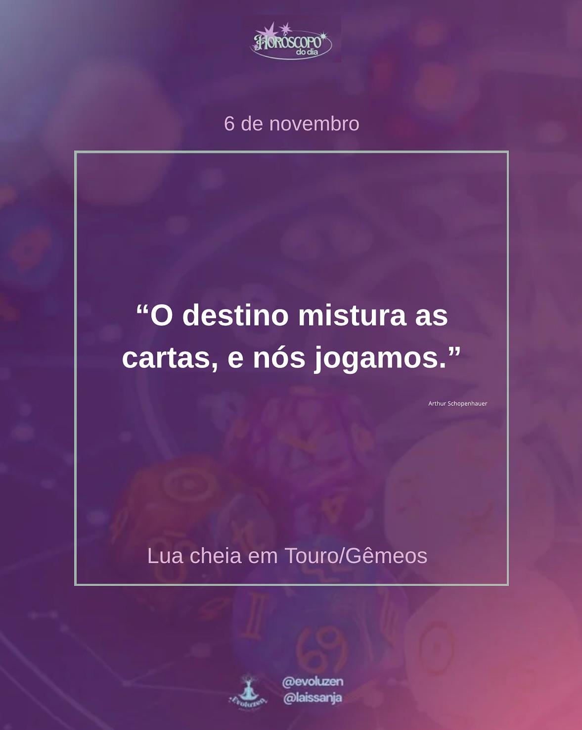 6 de novembro 💫