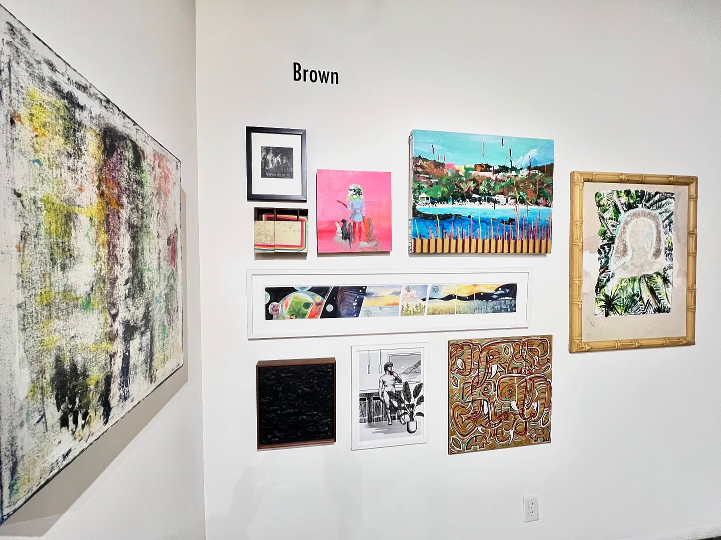 Today’s showcase Wall is from Benjamin Brown @colorspace_artimaging , “Buying art for me is not carefully planned or curated. For the most part, it’s impulsive. If I am drawn to something and it’s in the budget, I will buy it. This approach has led to having a diverse collection of varying disciplines and conceptual approaches.” Featuring work in order of appearance l to r by @shawnmcnulty @keithtaylorphoto @thenewspeed @david.m.scott.98 @amanda___hamilton @garrettperry @jaredgraytuttle @melissaloop #ronbrown @tonigalloart