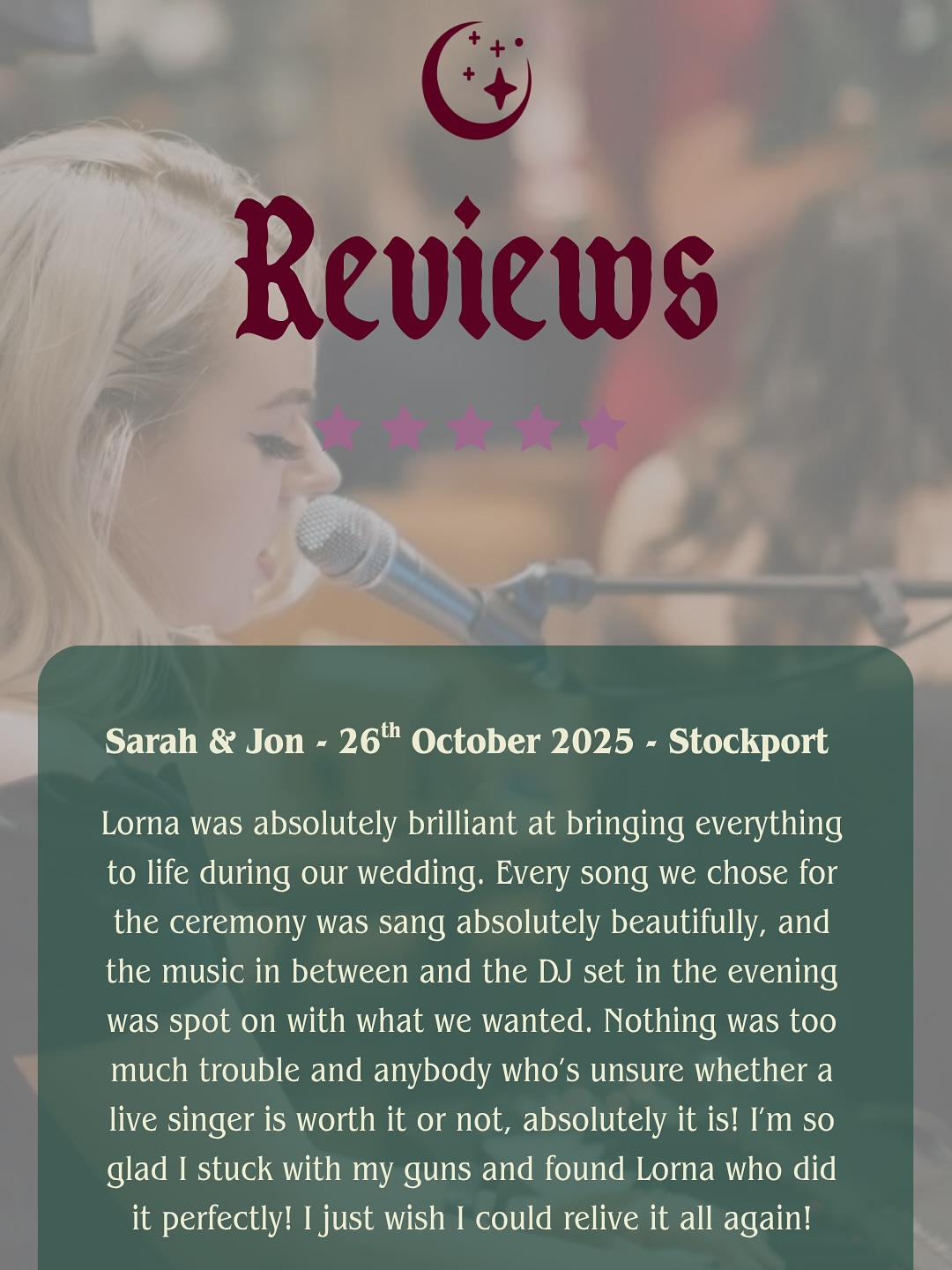 Lovely review from the wedding of @sarahlouisecarrollx and Jon…. I had an amazing time with you and your guests. It was such a beautiful ceremony and I honestly don’t think I’ve laughed more in a single day as you both have the most infectious sense of humour. I wish you both a long and wonderful life together. @tracyellisphoto @everaftereditsltd