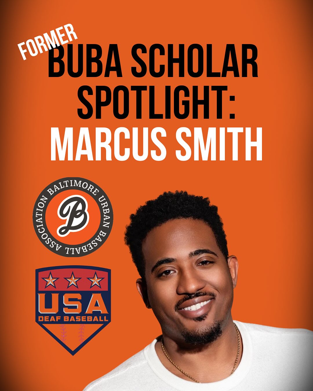 Big shoutout to former BUBA Scholar and Coach Marcus Smith for making the U.S. National Deaf Baseball team! 🇺🇸⚾️
Marcus has been a driving force in advancing ASL programming around baseball and softball. We’re incredibly proud to see him leading, coaching, and representing both the Deaf and Baltimore communities right here at BUBA and at the national level.
Congratulations to Marcus!
#BaltimoreBaseball #ASL #USADeafBaseba