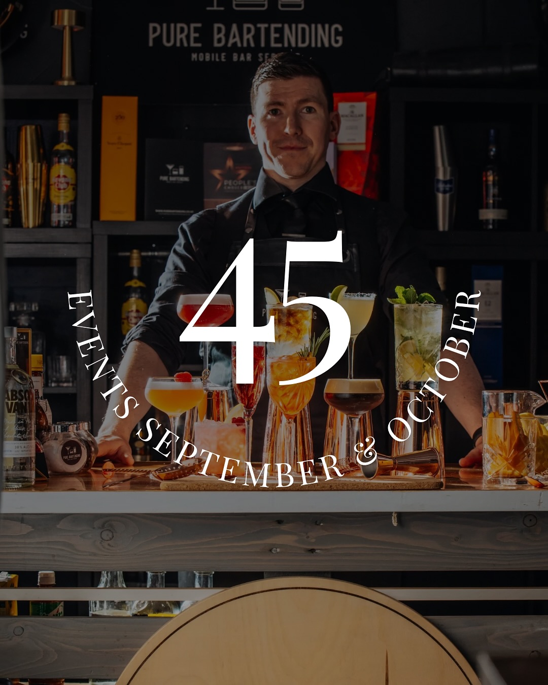 September and October have been non-stop - 45 events in total! 🪩
🎗️ Back again shaking cocktails for the @backonside charity event
💍 So many weddings, champagne towers, and receptions
🐎 A weekend in the VIP bar at the @ayrracecourse
🥃 Corporate events with @chivasbrothersscotch
🍸 Private parties and at-home cocktail nights
🎃 Finished off with some incredible Halloween looks
__________________
#CocktailBarHire #MobileBarHire #MobileBartendingScotland