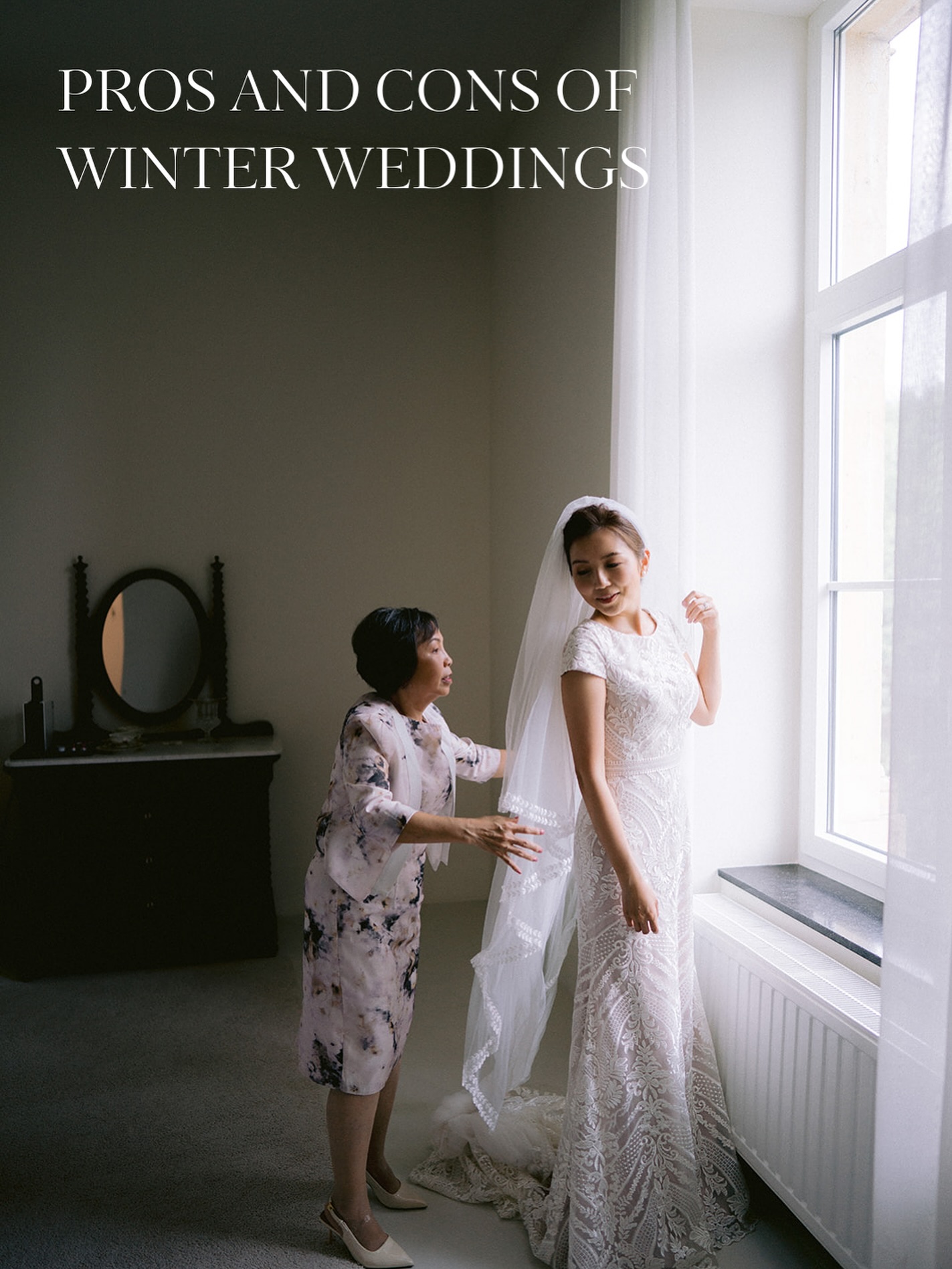 Ever since I (re)discovered the power and beauty of the shadows and contrast of indoors portraits, I have longed for winter weddings and their muted atmosphere. Though going for a winter wedding does mean you have to rethink your planning and take into consideration the fact that having a warm never-ending outdoor cocktail is off cards. Here comes a little article about what I feel are the pros and cons of winter weddings.
https://en.manondouard.com/post/winter-weddings-in-france-pros-and-cons
___
#editorialweddingphotographer #editorialweddingphotographer #indoorwedding #winterwedding #winterweddinginspiration #destinationweddingfrance