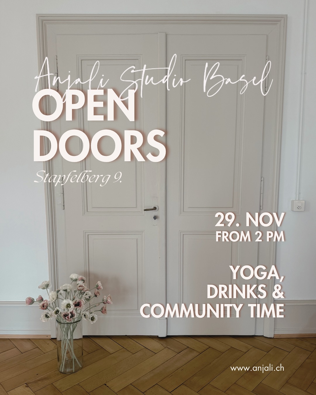 ANJALI OPEN DOORS ✨
• Yoga, Drinks & Community Time •
Join us for a special day of yoga, connection, and discovery at Anjali Studio Basel! 🌞
We’re opening our doors to everyone curious to explore the Anjali Studio Basel – whether you’re a beginner or an experienced practitioner.
Take part in our FREE YOGA CLASSES, experience the joy of movement, and connect with our welcoming community.
👉🏼 Swipe right to discover our schedule of free yoga classes !
🎟️Tickets are required and available in limited numbers, so it’s first come, first served. Don’t miss this chance to experience the joy of movement and connect with our welcoming community.
BOOK YOURS NOW !
😍
🔗 in bio
See you there
The Anjali Team
🙏🏼
#yogabasel