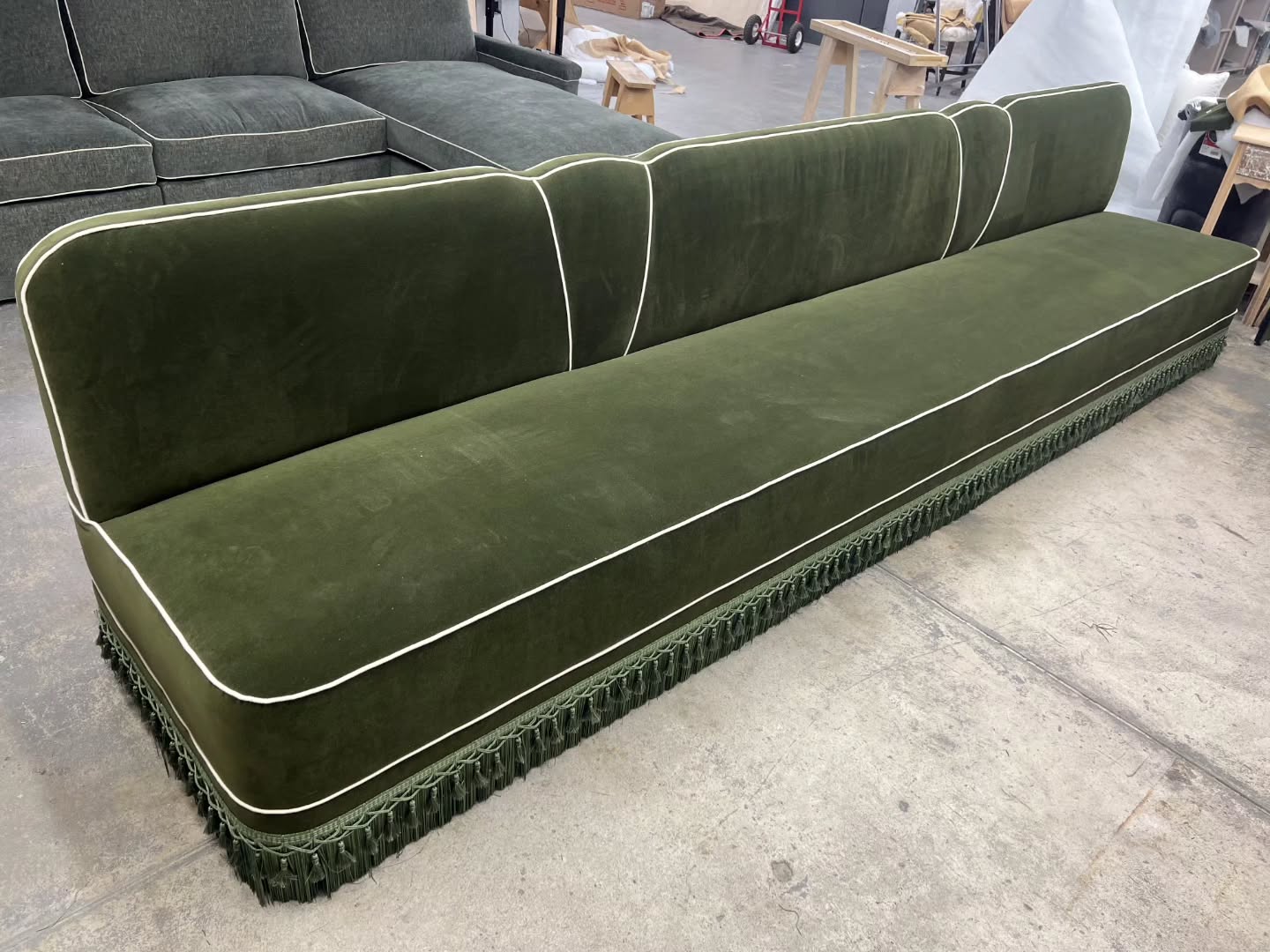 When this RFQ came through it was labeled "Pool House Speakeasy" and if you try to tell me you've ever heard a more exciting combo of words I'll tell you you're a liar. Unless you say "unlimited chips and guac" because that would be equally as exciting.
But if the category is set at Cool Room Furniture (and not Neverending Mexican Apps) I'd say this banquette takes the win 🏆
Fight me.
.
.
.
#custominterior #custommade #customfurnituredesign #custombanquette #customfurniture #customupholstery #philadelphiainteriordesigner #phillyinteriordesign #philadelphiainteriordesign #nyinteriordesign #nyinteriordesigner #njinteriordesign #nycinteriordesign #bucksinteriordesign