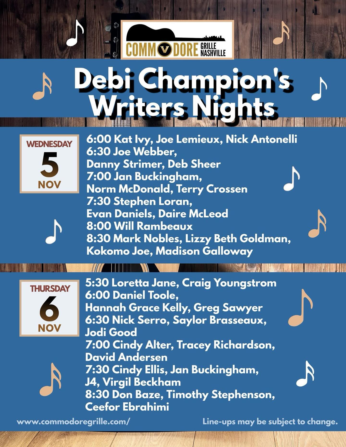 Hey, that’s my name! 😁 Catch me at @commodoregrille Wednesday (tomorrow) at 8:30pm alongside some amazing writers! Can’t wait to be back 😄💜