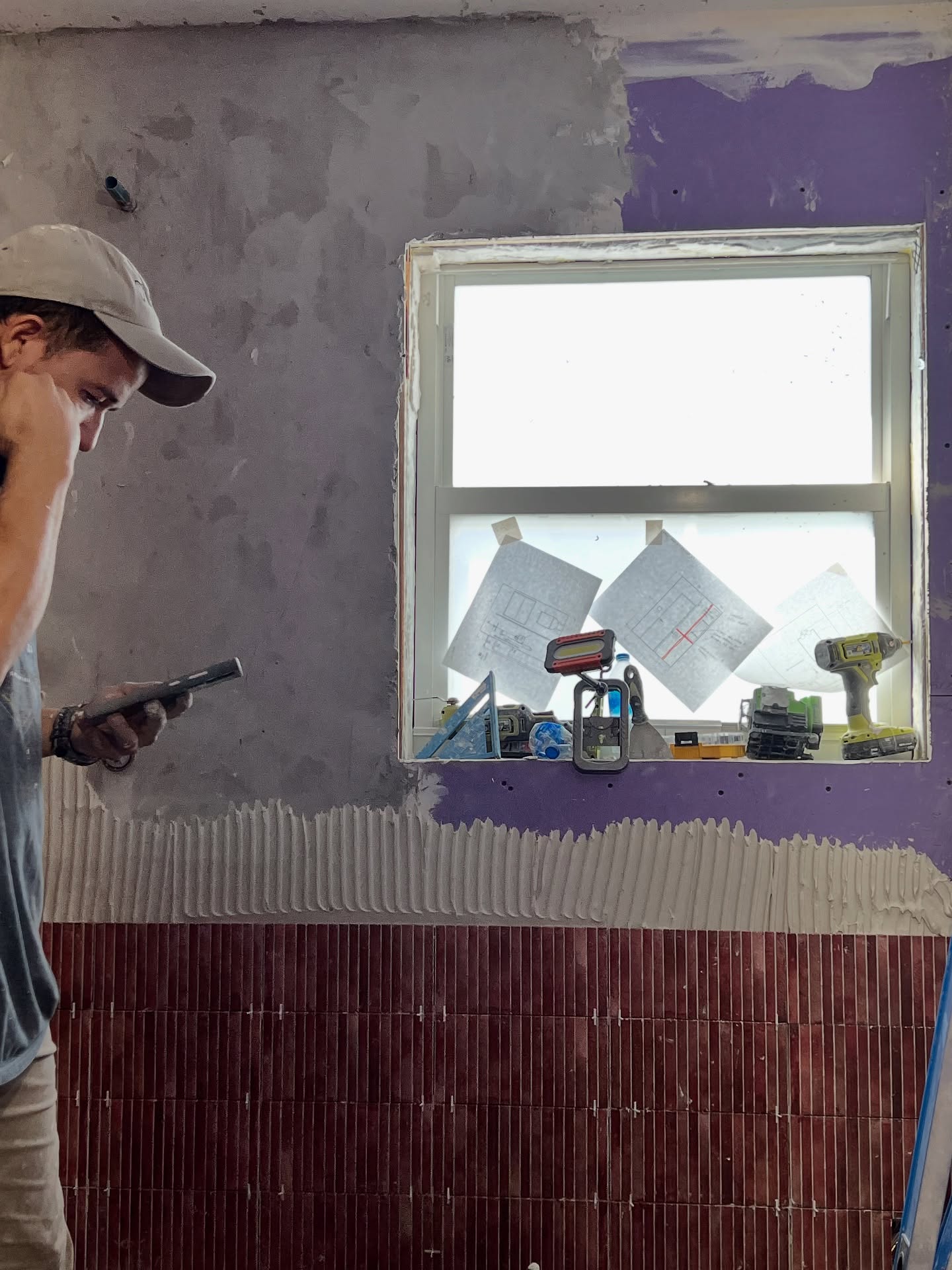 Fall in love with your new shower…🫶🏼
This hall bath in Wilton Manors is getting floor to ceiling red tile on all walls.
Lynn and the owner redesigned the whole space.
We moved the valve over by the entry - arranged a products ledge out of the shower spray area - added a handheld sprayer and put the diverter on the wall near the shower head.
Design your dream bath today.
Ask about FREE waterproofing with any shower remodel. 🚿
#shower #showerremodel #tilersofinstagram #tileinstallation #showersofinstagram #fortlauderdale #wiltonmanors