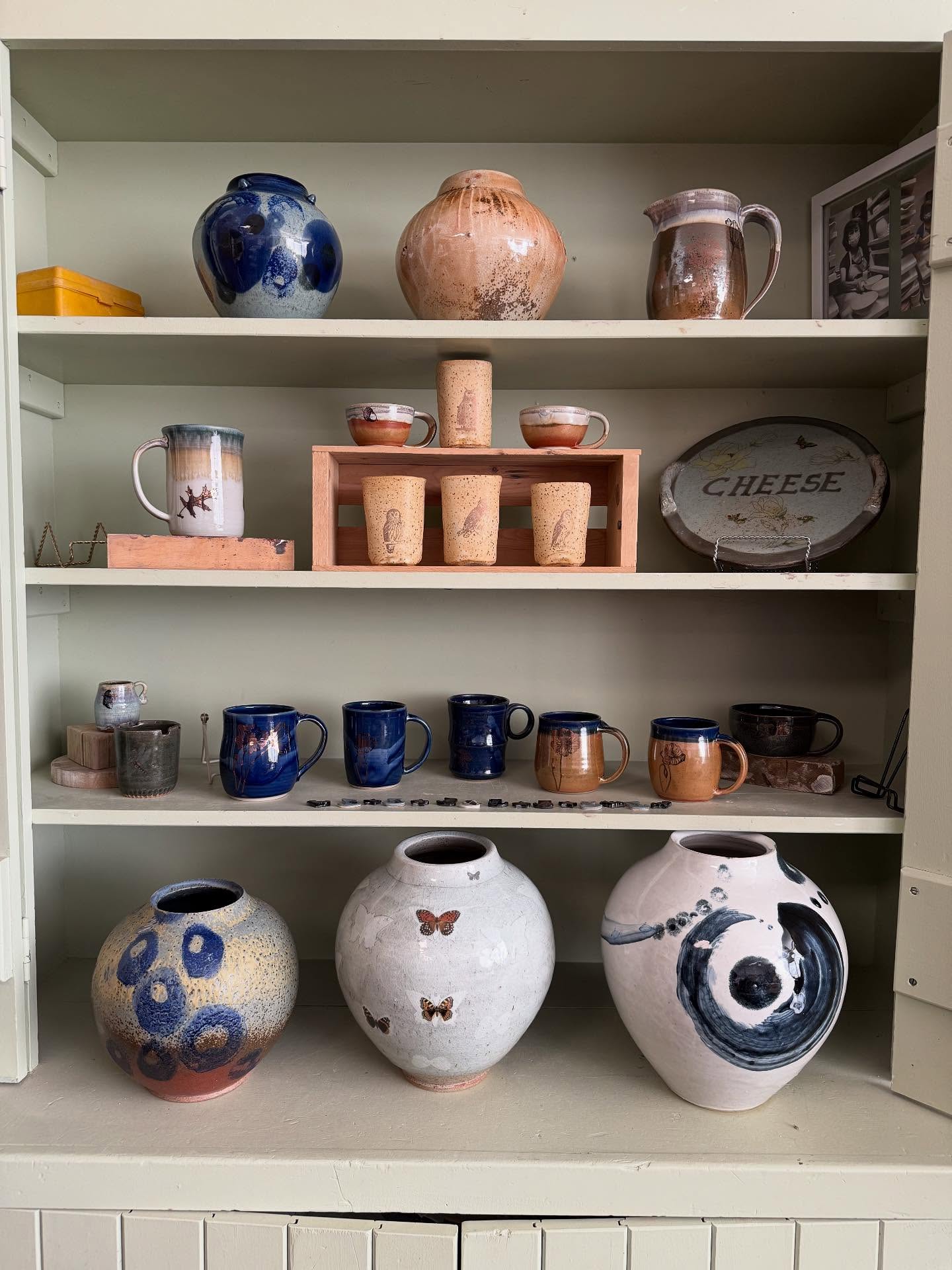 Today we unloaded a lustre firing and these are the results. Stunning. Pretty sure if you make your way to the Edmonton Potters Guild sale on November 15th you will see some of these pots there! Saturday Nov 15. 10-3. Alberta avenue community hall 9201- 118 ave. Here is a hot tip. Come early 😉