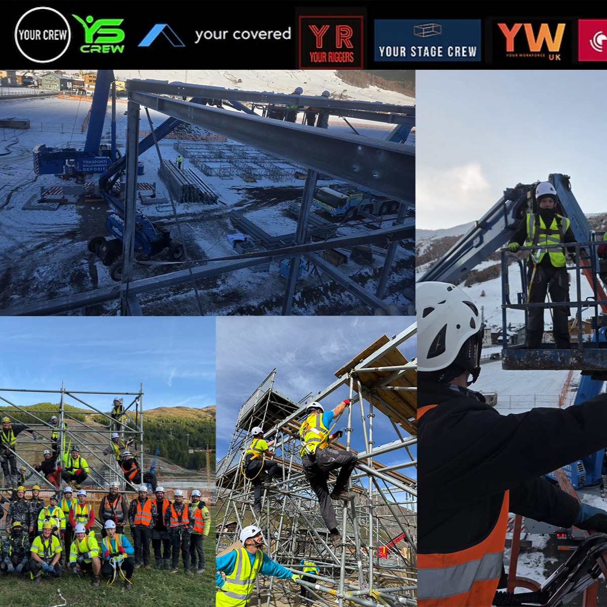 🎃✨ From pumpkins to pyrotechnics! As Halloween wraps up and Bonfire Night lights up the skies, our crews are hard at work keeping the events rolling.
Meanwhile, some of our incredible team in Italy are already feeling very festive — working in the snow and bringing winter magic to life! ❄️🇮🇹
Wherever the season takes us, our crew keeps the show going — rain, shine, or snow. 💪🔥
🎃 October has been pretty spooktacular (sorry… we couldn’t resist! 👻)
Our incredible event crew have been busy all over the globe — and what a month it’s been! 🌍
🇺🇸 Our American teams are going strong,
❄️ Our Winter Olympics build teams are embracing the snowscapes (and some spectacular team lunches with even better views!),
🇬🇧 And back home, our London crews have been hot on the exhibition circuit — from beauty shows to travel markets and film festivals.
✨ Our event set-up crews have also been working hard on promotional events across the UK — and we can’t forget about the Christmas light installations! It’s almost time for those magical switch-ons to begin! 🎄💡
None of this would be possible without our incredible teams — the backbone of every build and event:
🔹 Temporary Structure Installers
🔹 Production Crew
🔹 Event Riggers
🔹 Event Scaffolders
🔹 Scenic Carpenters
🔹 Exhibition Crew
🔹 Warehouse Crew
Wherever they are in the world, our crew continue to bring the energy, skill, and smiles that make every event shine. ✨
hashtag#EventCrew hashtag#BonfireNight hashtag#WinterEvents hashtag#BehindTheScenes hashtag#TeamWork hashtag#EventProfs hashtag#ChristmasLights hashtag#GlobalEvents hashtag#EventRiggers hashtag#ScenicCarpenters