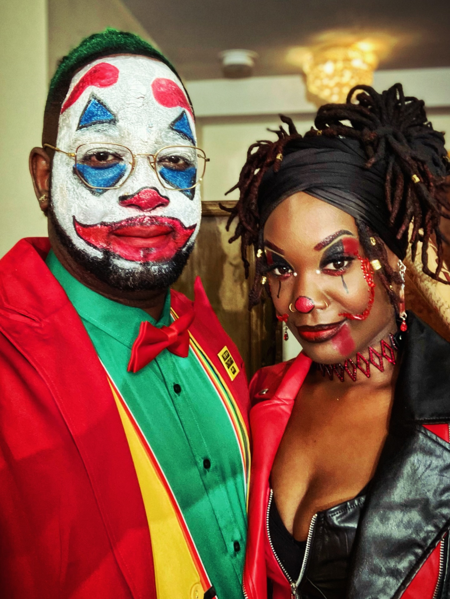 The Black Version of Harley Quinn and Joker 🔥🎃👻🔪🤣