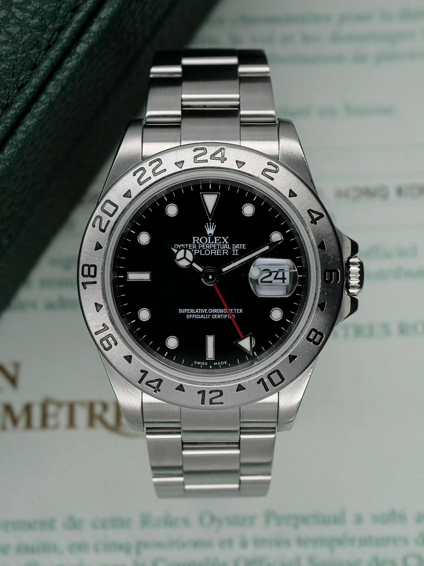 Rolex Explorer II ref. 16570
⌚️ Full set
⌚️ Year: 1999
⌚️ Diameter: 40mm
#Rolex #Explorer #watch