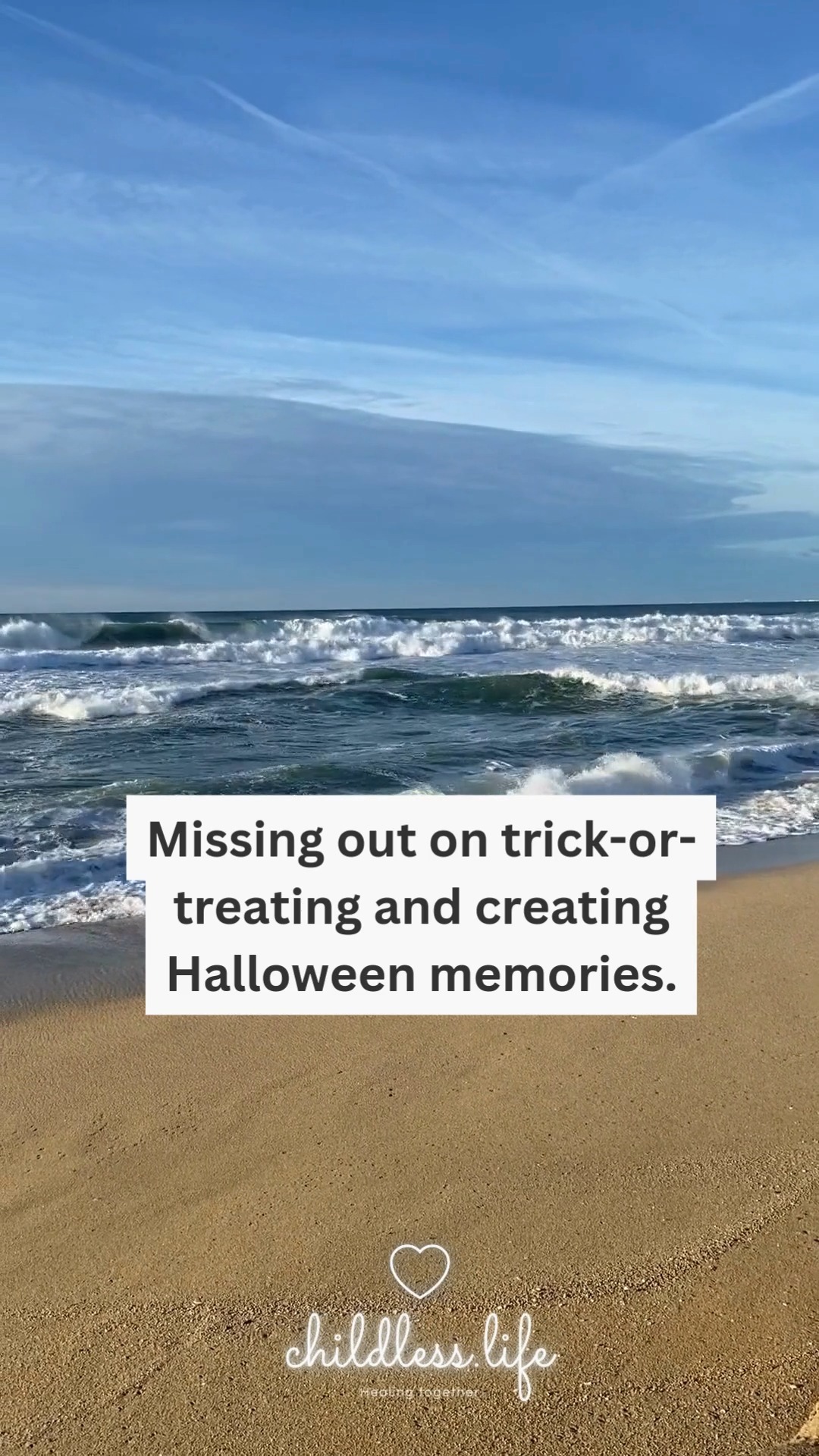 Halloween may be over…
…but the ghost of how it made you feel may still linger.
If you found this holiday hard, whether it was seeing children dressed up, feeling left out of community traditions, or just sensing the ache of what might have been, you’re not alone.
And remember, more celebrations are on the horizon, Thanksgiving, Christmas, Hanukkah, New Year’s… each one can stir memories, expectations, and emotions.
You don’t need to carry that weight by yourself.
Reach out for support, share your story, or simply be with others who get it.
#ChildlessNotByChoice
#CNBCCommunity
#LifeBeyondChildlessness
#YouAreNotAlone
#GriefAndGrowth
#EmbracingUs
#HealingTogether
#FindingNewTraditions
#GentleHolidays
#ChildlessLife
#InvisibleLoss
#HonourYourNeeds