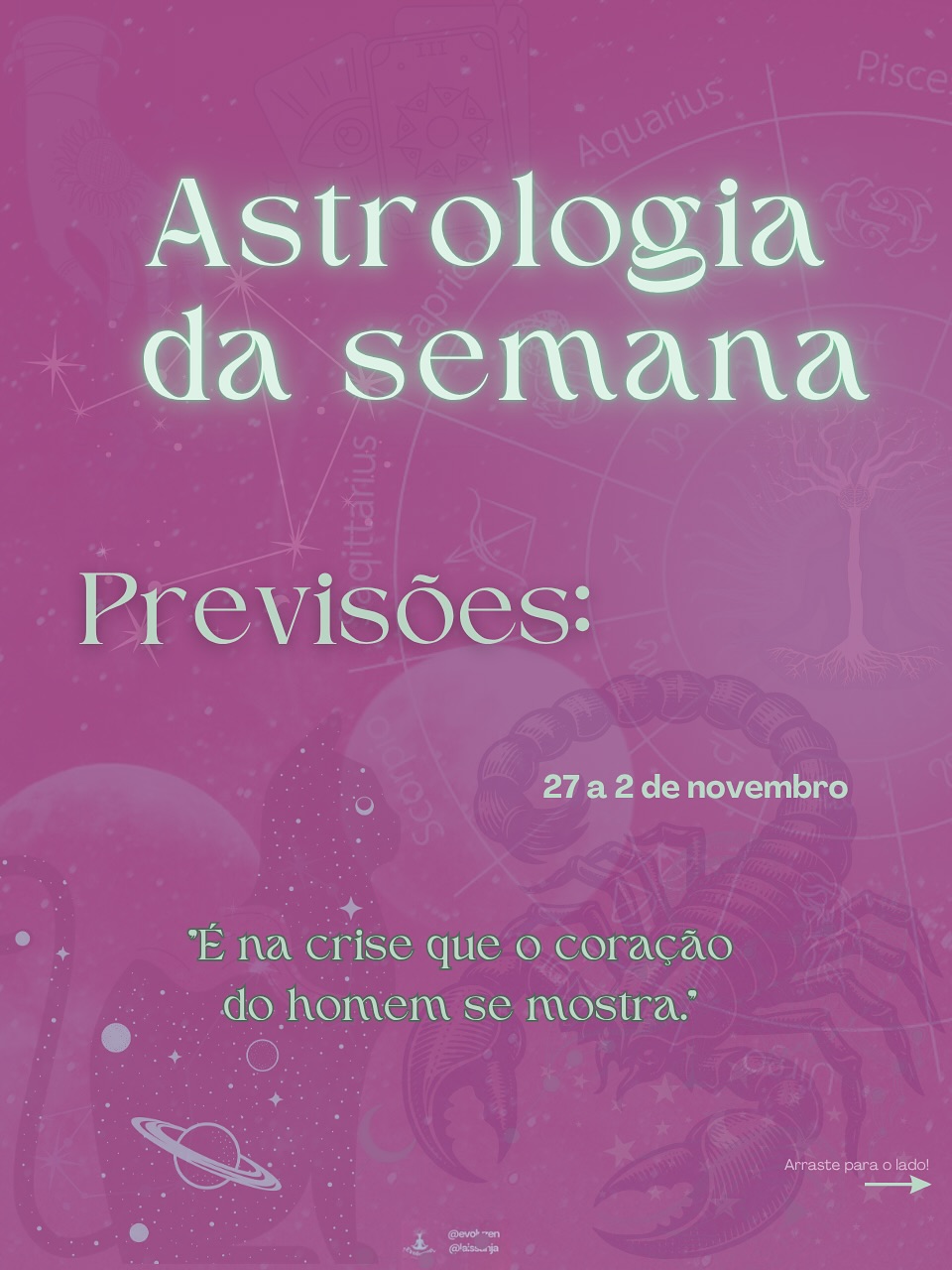 Outubro passou correndo e começa abrir espaço para o céu de novembro… 💫🌟✨