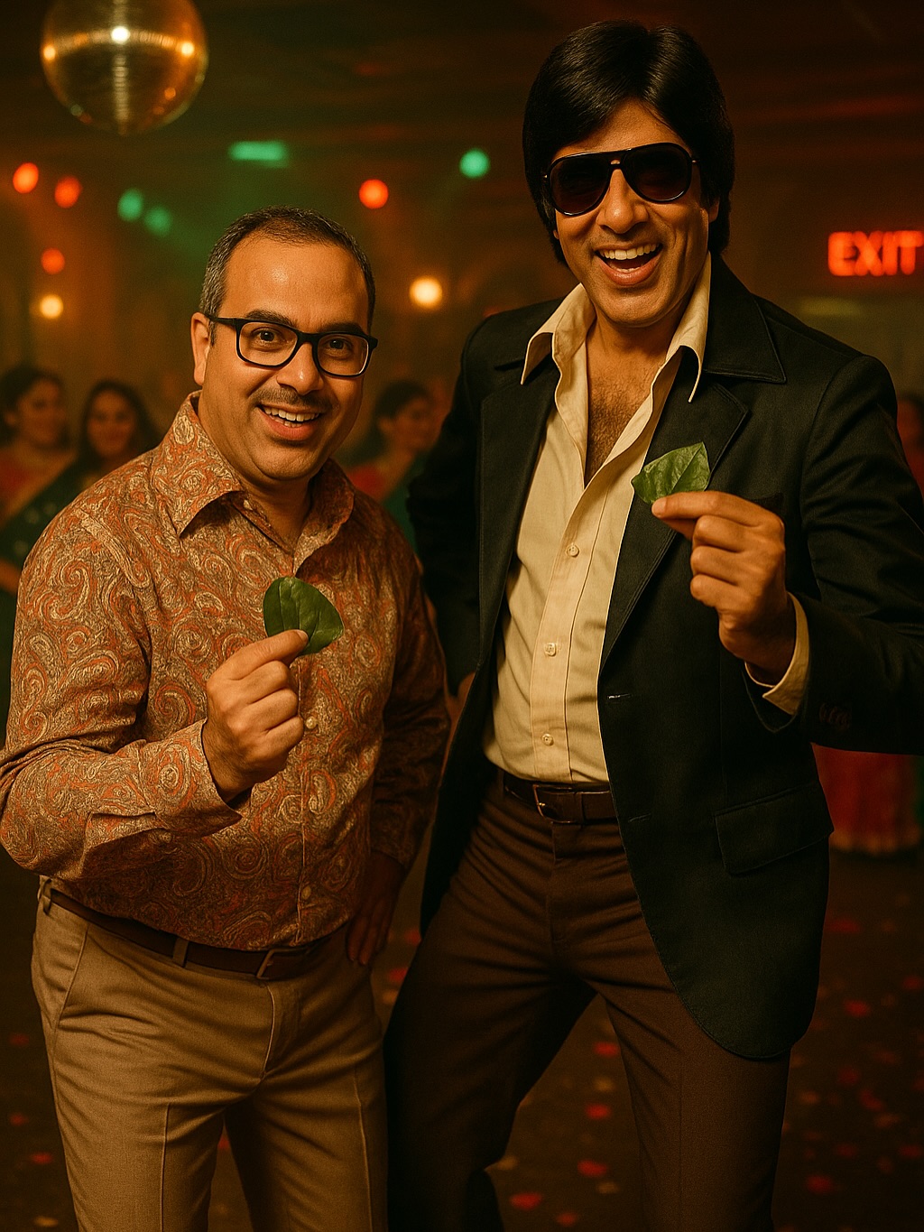 🎬 COMING SOON TO A SCREEN NEAR YOU
“DON GPT – The Algorithm Strikes Back!” 🍃🤖
When I asked to be featured next to my idol, outputs emerged which may even put the originals to shame!
Starring:
🕶️ Duplicate Big B as “Kaun”
🥄 Not really yours truly as “mis-AWAAZ”
Swipe to behold:
– 7 identities 👥
– 0 resemblances 😅
– Infinite paan juice, masti & megabytes! 💃🏽
Because in these photus… even the paan is duplicate!
#KhaikePaanBenarasAIWala #DuplicateDon #FilmiFirmware #PaanPower #AWAAZxAI #BollywoodGlitchFest #MasalaMetaverse #amitabhbachchanfans #khaikepaanbanaraswala